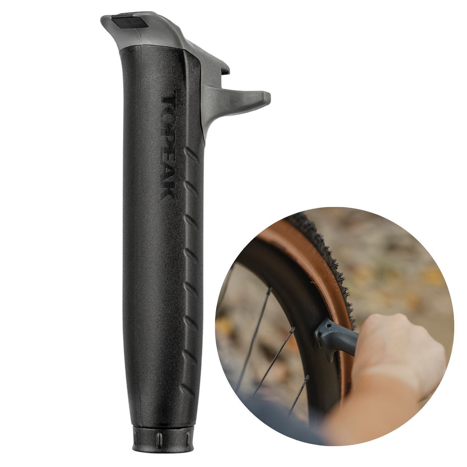 Topeak Fahrradpumpe Topeak Solo Tire Lever Reifenheber Tubeless mit Innensechskant
