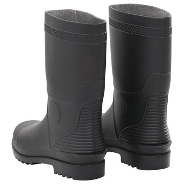 vidaXL Wathose Gummistiefel Schwarz Größe 44 PVC