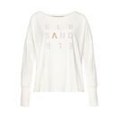 Elbsand Longsleeve Ingiara mit Logodruck vorne, Langarmshirt, sportlich-casual