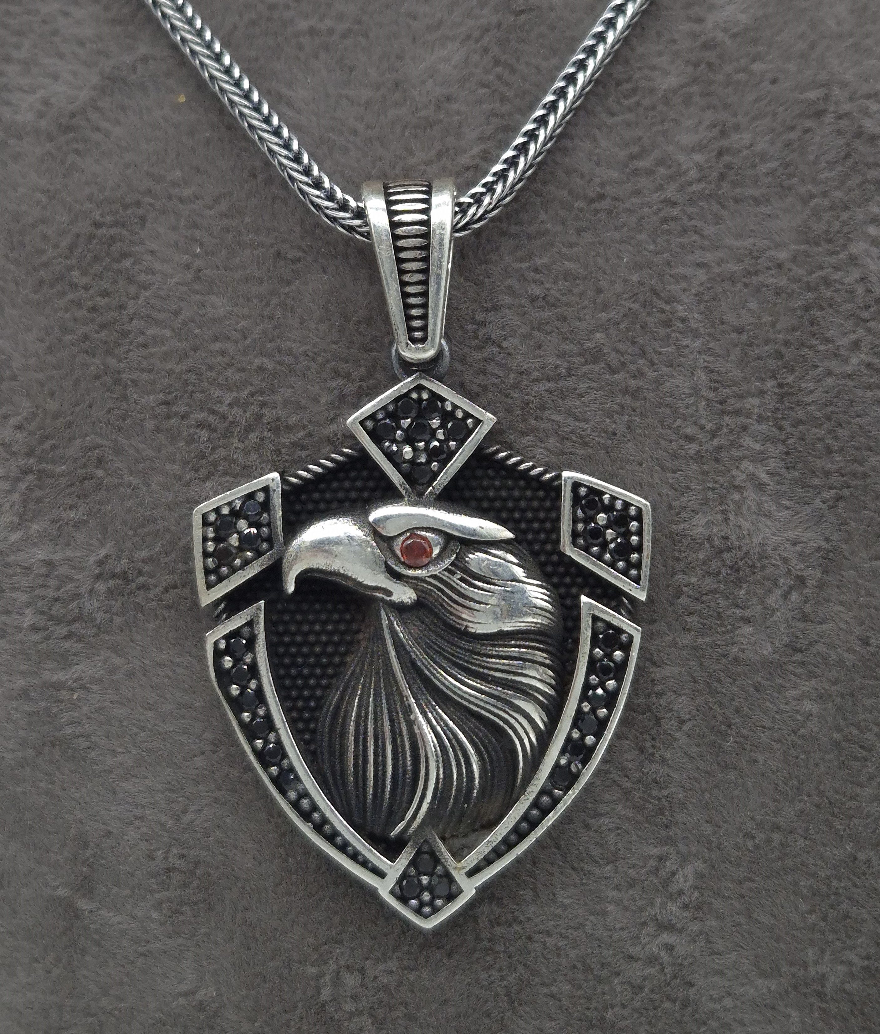 NAHLE Kette mit Anhänger Silber Adler günstig online kaufen