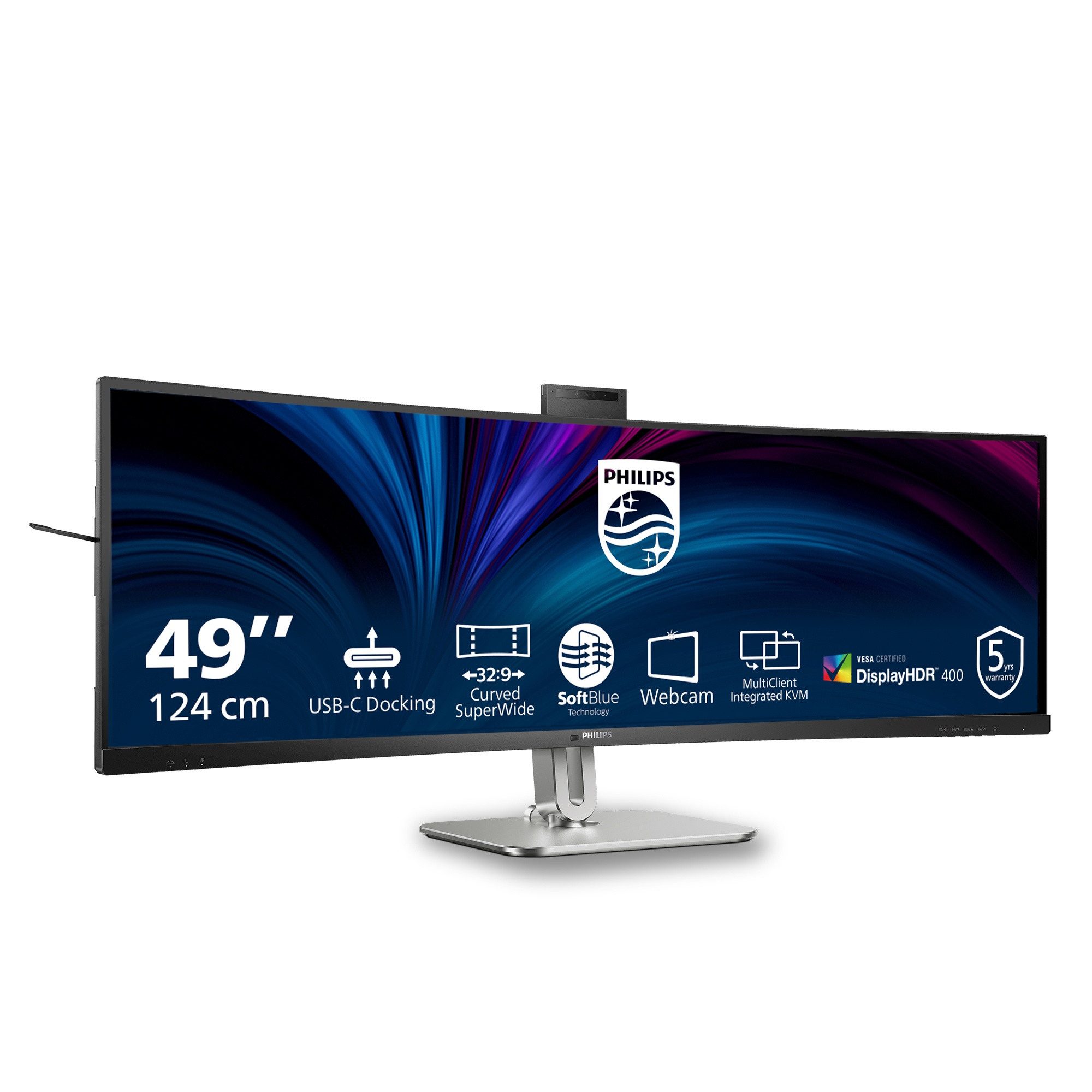 Philips 49B2U6900CH/00 TFT-Monitor (124 cm/48.8 ", 5120 x 1440 px, Dual QHD, 4 ms Reaktionszeit, 75 Hz, LCD)