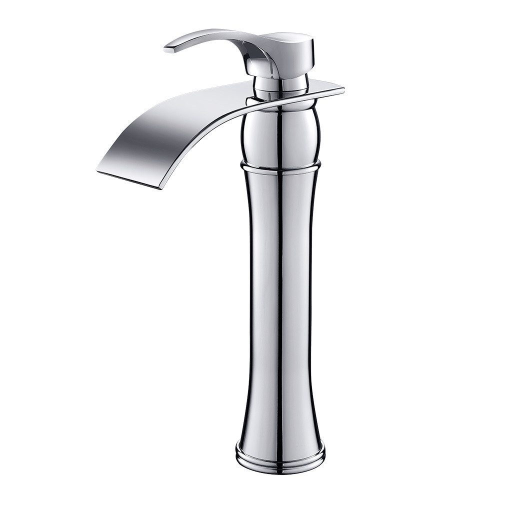 Auralum Max Waschtischarmatur Wasserfall Bad-Wasserhahn chrom günstig online kaufen