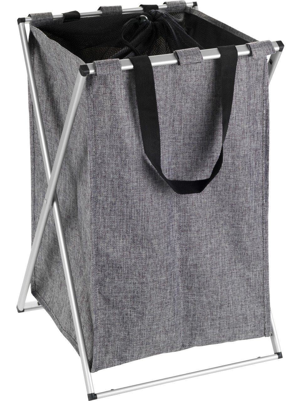 Wäschekorb Wenko Wäschesammler Uno 52 l, grau