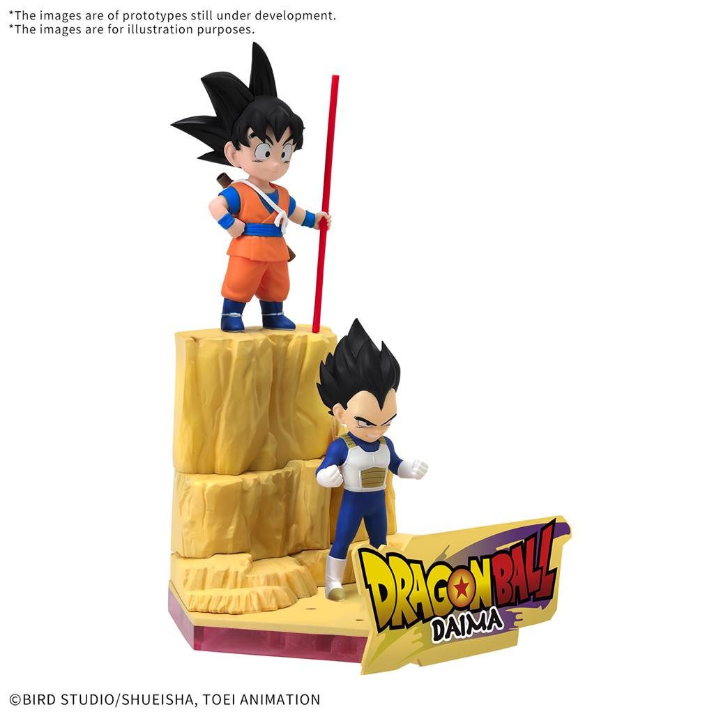 Bandai Modellbausatz DRAGON BALL DAIMA - Son Goku (Mini) & Vegeta (Mini)