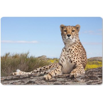 MuchoWow Mauspad Leopard - Tiere - Natur (1-St), Gaming, Mousepad, Büro, 27x18 cm, Mausunterlage