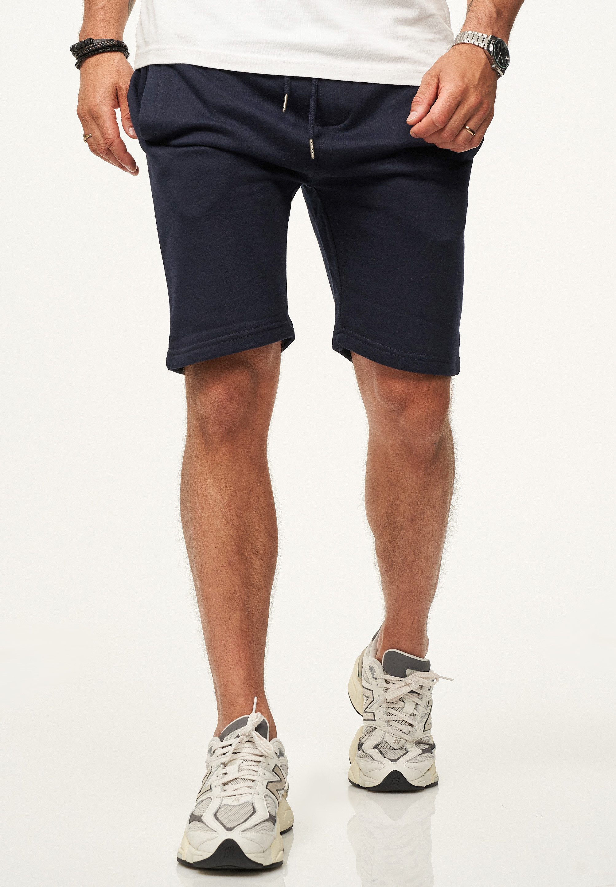 SOULSTAR Sweatshorts mit Gummibund Slim-Fit für Herren Kurze Hose Sporthose günstig online kaufen
