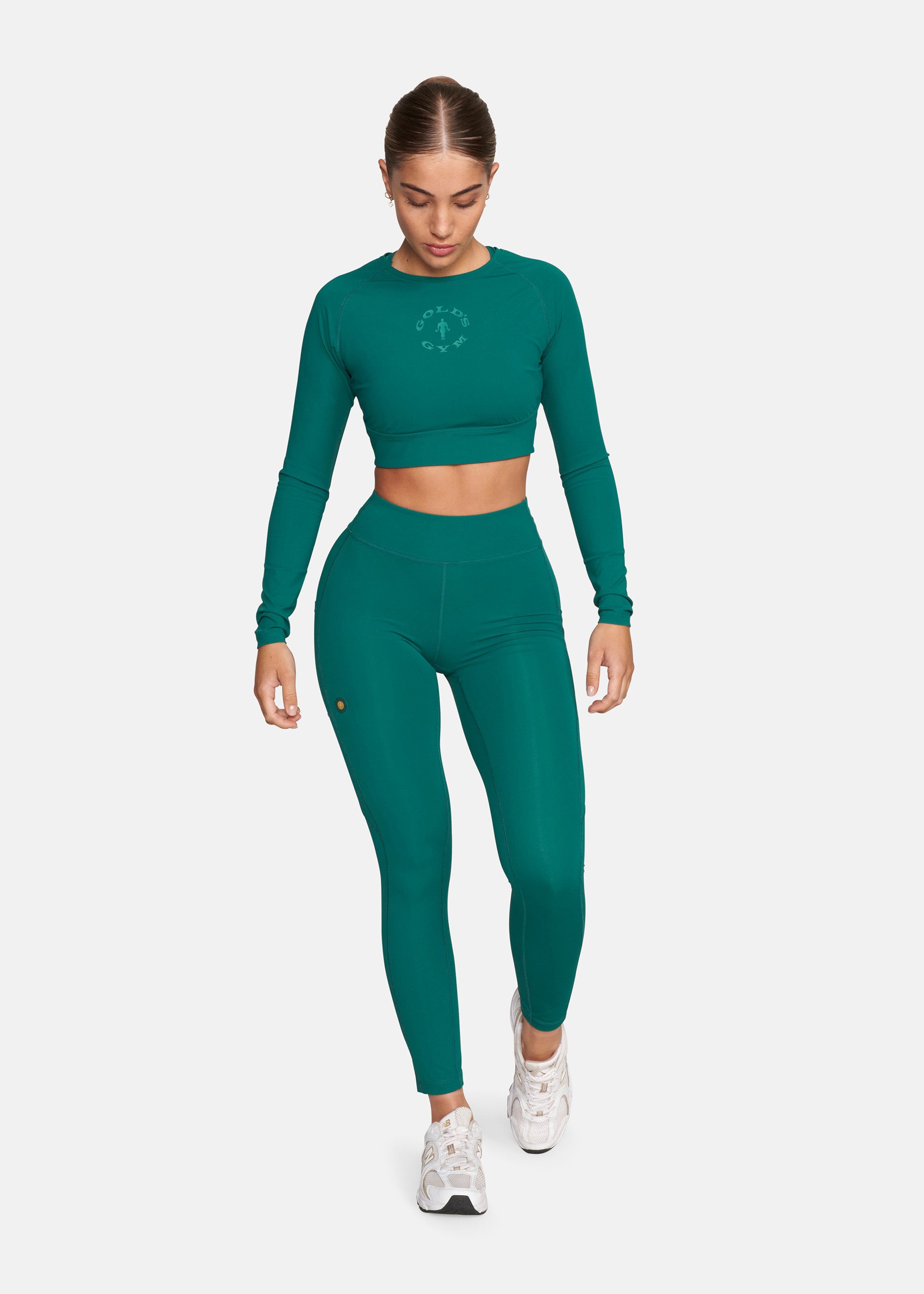 GOLD'S GYM APPAREL Langarmshirt HELEN pilling-resistent, formstabil, atmungsaktiv, schnelltrocknend