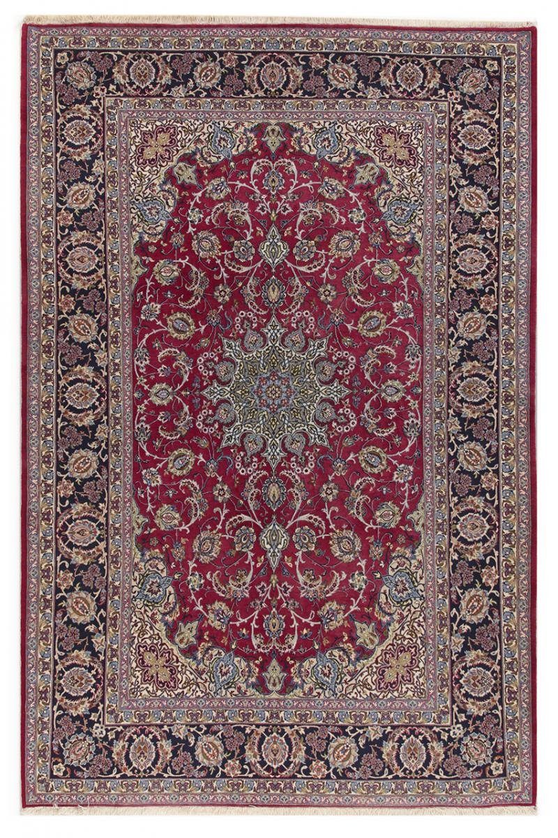 Handgeknüpfter Isfahan 159x255 Orientteppich, Nain Trading, mm Orientteppich 6 Höhe: rechteckig, Seidenkette