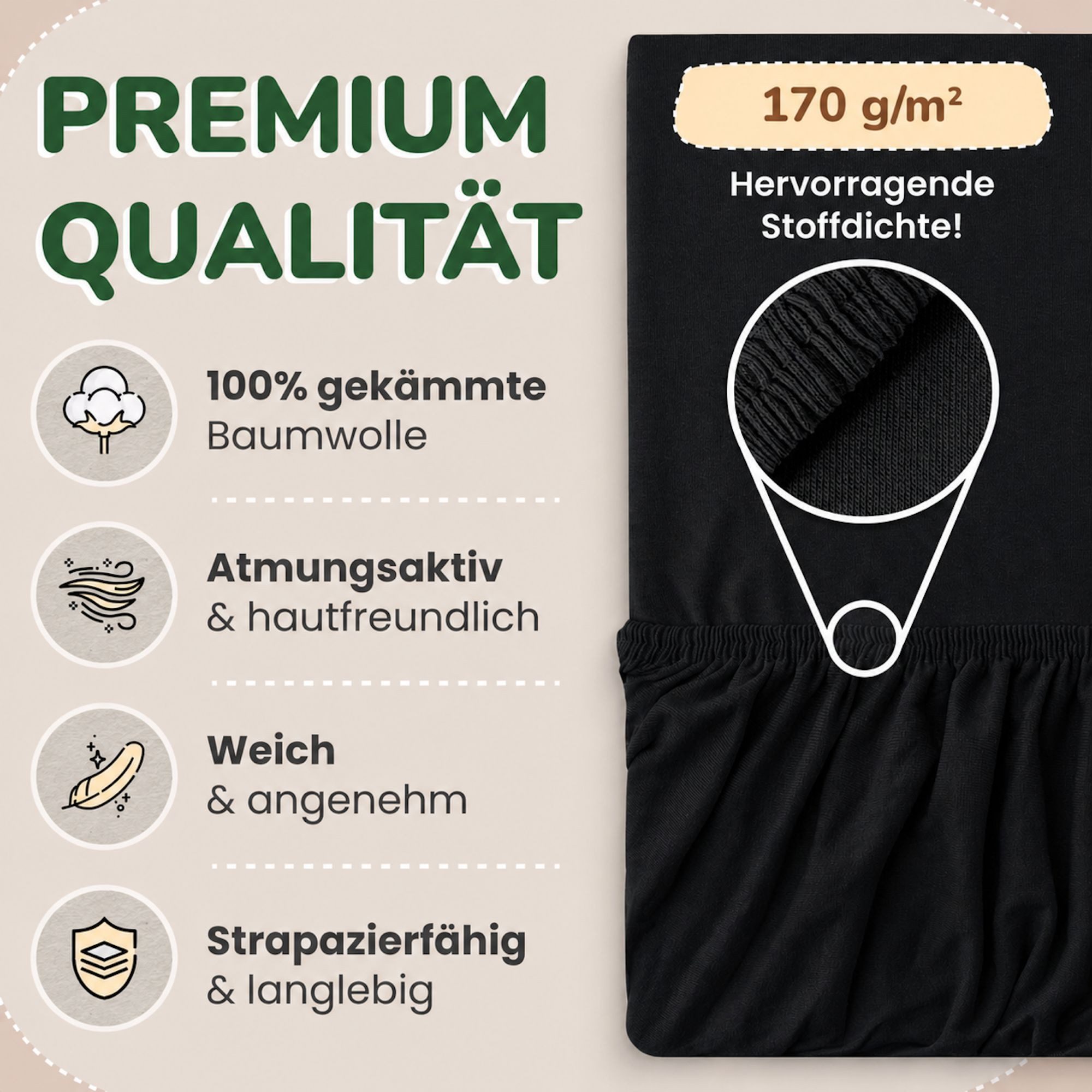 leevitex® Spannbettlaken für Kinderbetten, 1er-Set, 70 x 140 cm, Steghöhe 15 cm, Jersey, Gummizug: rundum, (1 Stück), verschiedene Farben, OEKO-TEX® STANDARD 100 zertifiziert