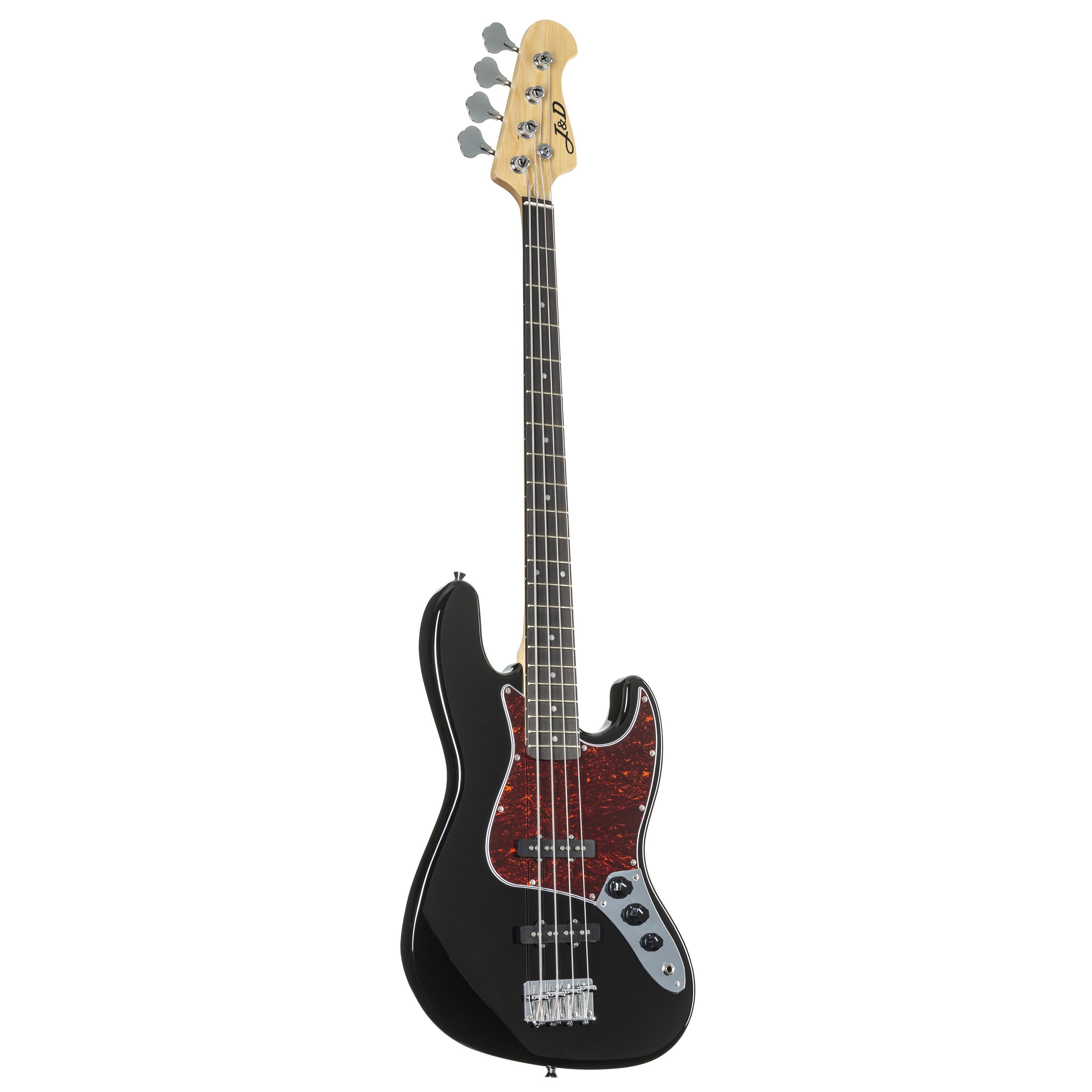 J & D E-Bass, E-Bässe, 4-Saiter E-Bässe, JB II Black - E-Bass