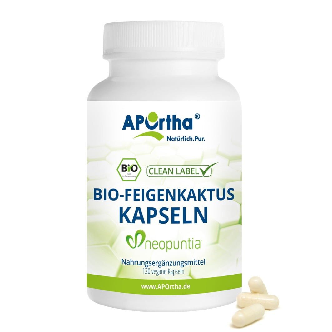 APOrtha APOrtha Neopuntia™ Bio-Feigenkaktus 120 vegane Kapseln Kapseln, 74,4 g