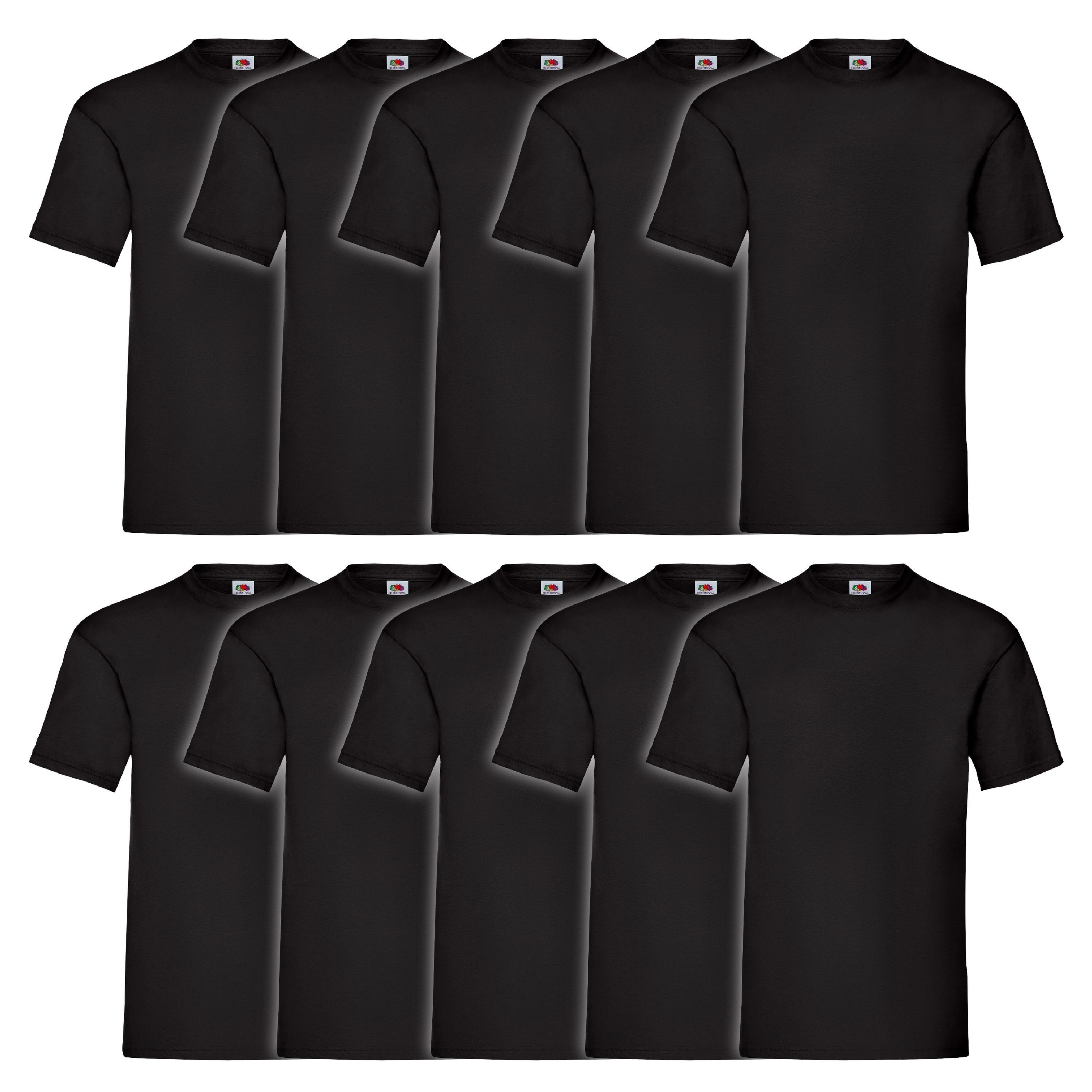 Rundhalsshirt 10er Pack Valueweight T-Shirt