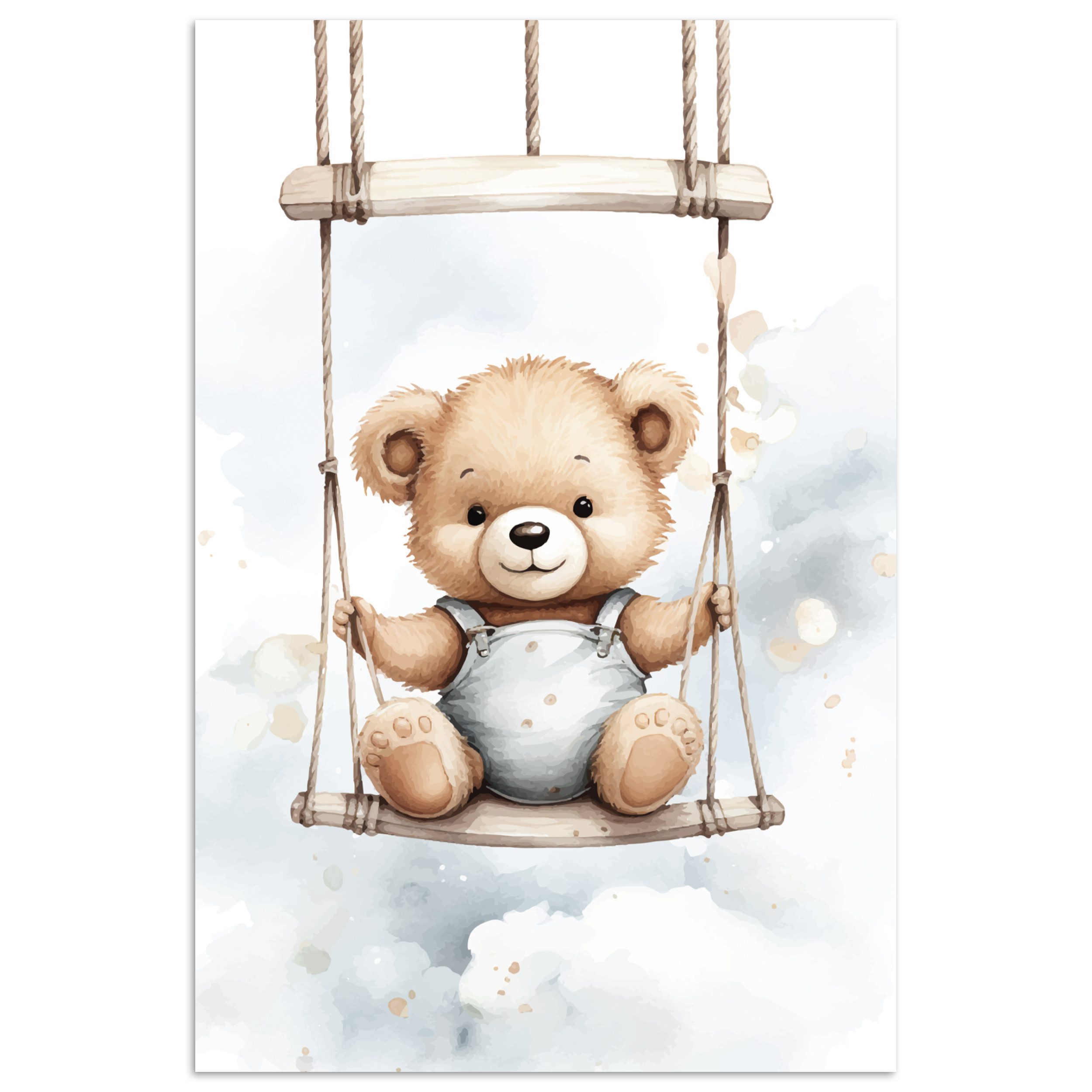 Poster Bär - Baby - Tier - Kinder