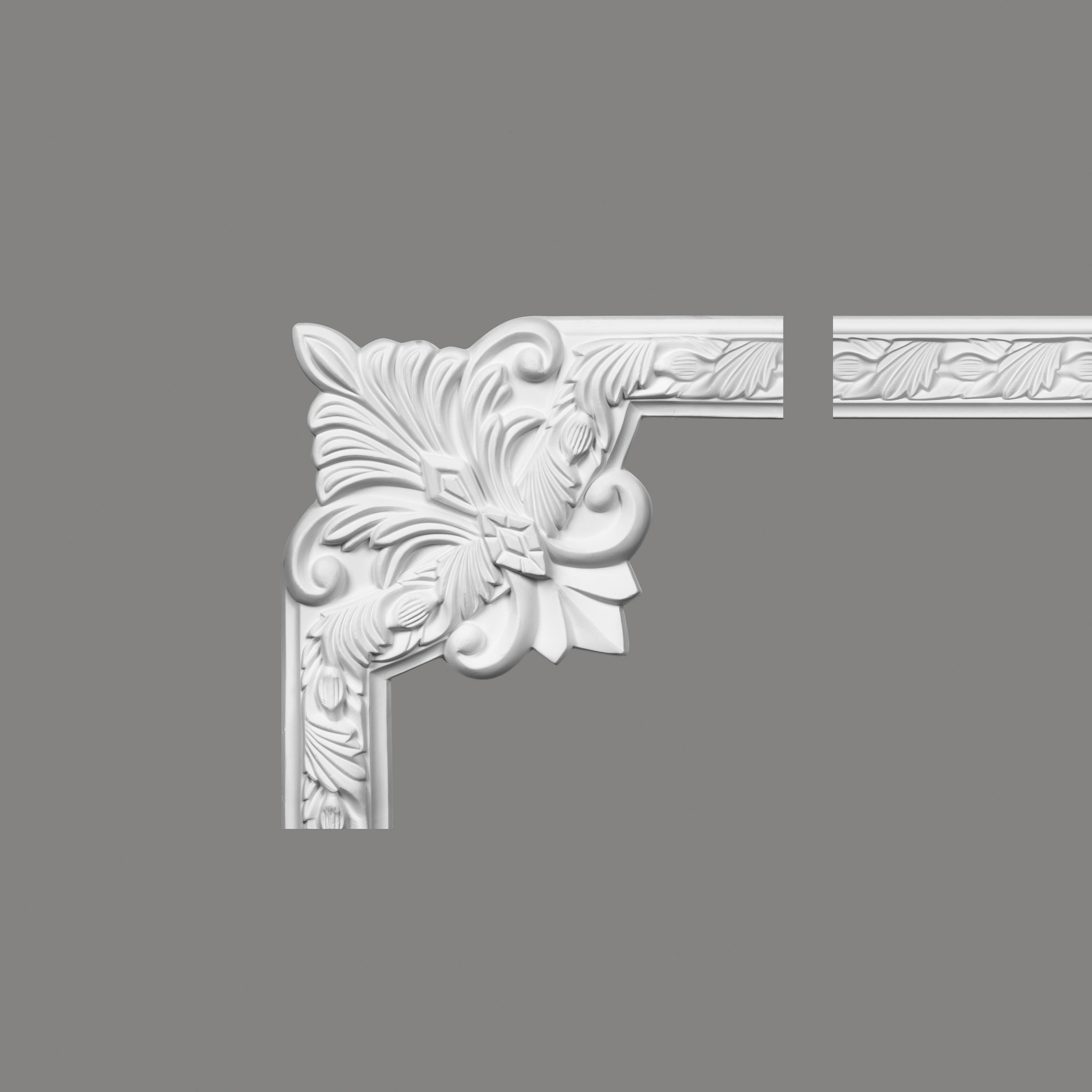 Mardom Eckprofil für Wandleiste MDC258 Profoam 54 x 20 x 260mm Weiß biegsam Stuckleiste