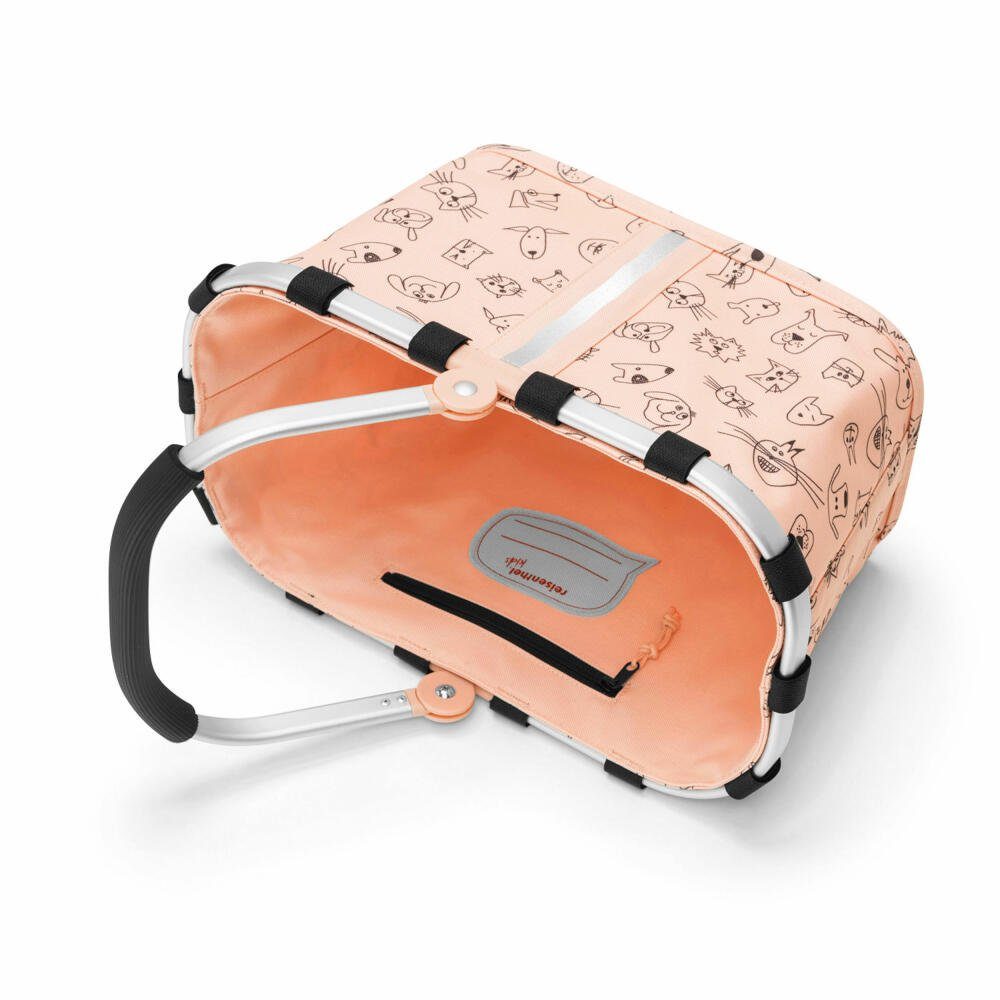 REISENTHEL® Einkaufskorb carrybag XS kids cats and dogs rose 5 L