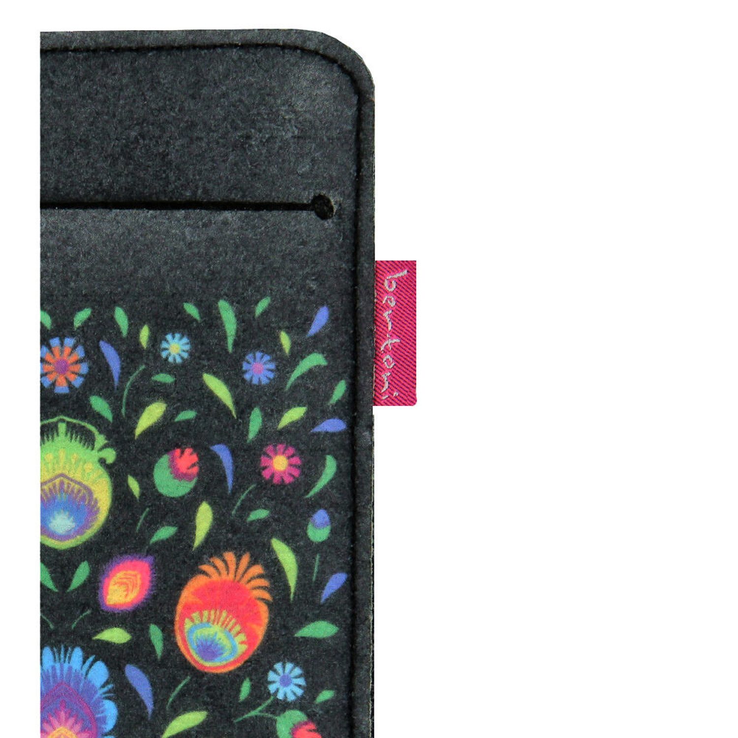 Bertoni Handyhülle 6,3″ – 6,8″, Smartphone-Tasche XXL Filz