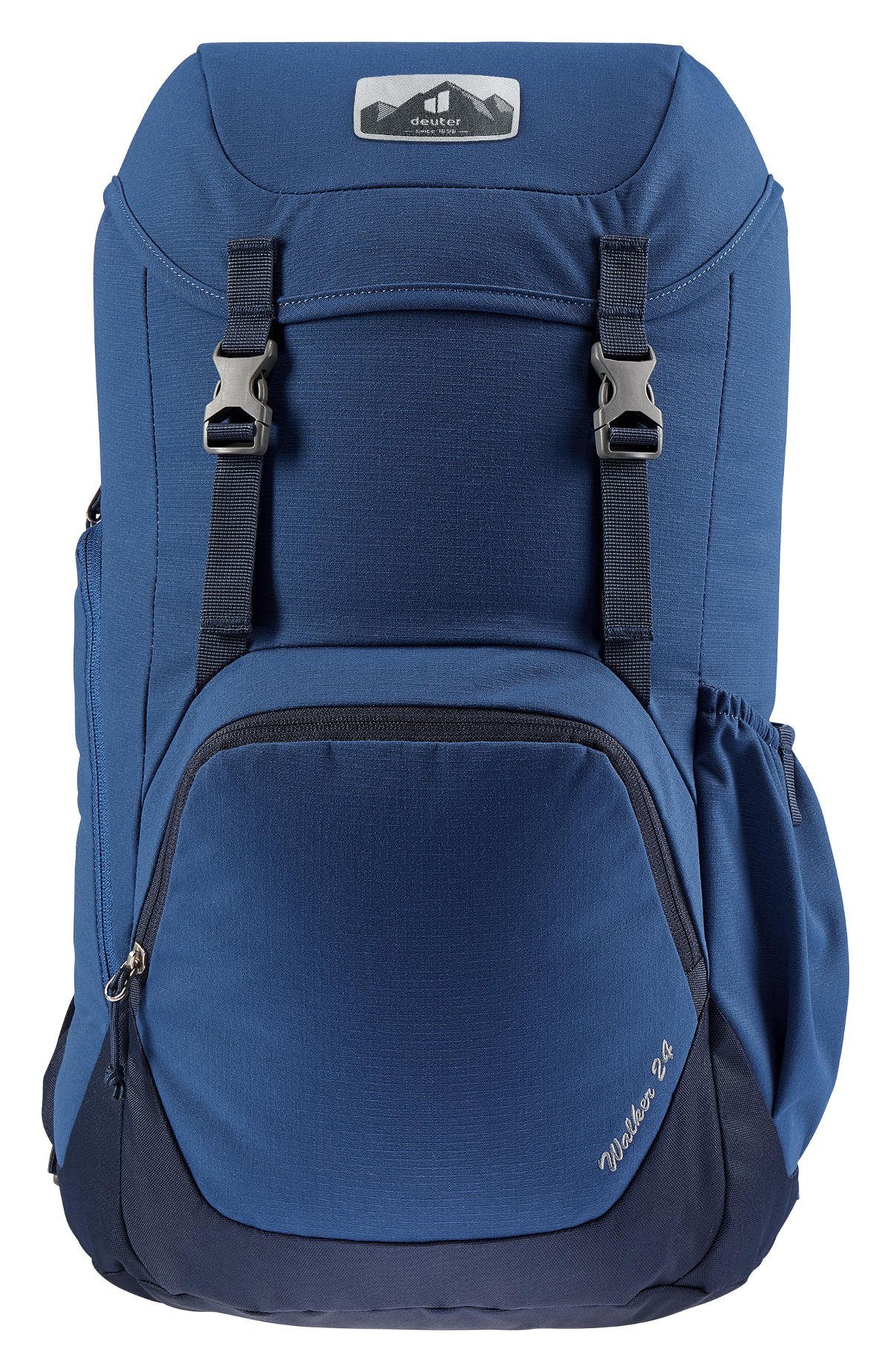 deuter Rucksack Walker 24 Daypack 24 wasserabweisend 3130 Liter, steel-navy