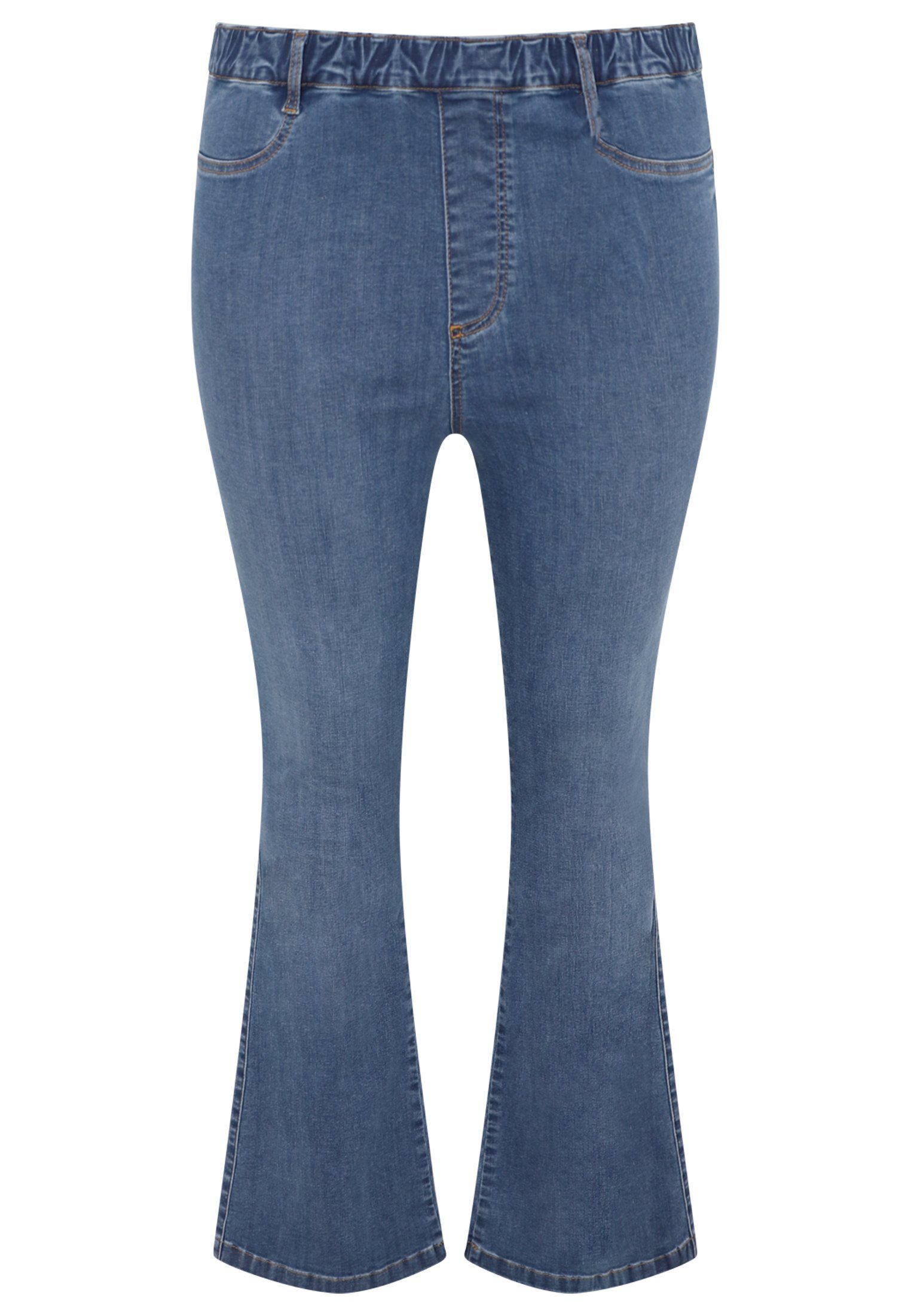 Größen High-waist-Jeans Große Yoek