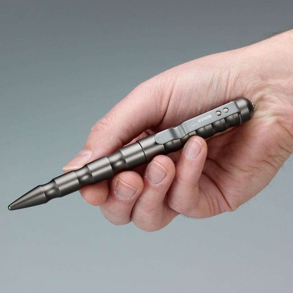 Plus Böker Pen, Grey Tactical Pen Kugelschreiber MPP Multi Purpose (nein)