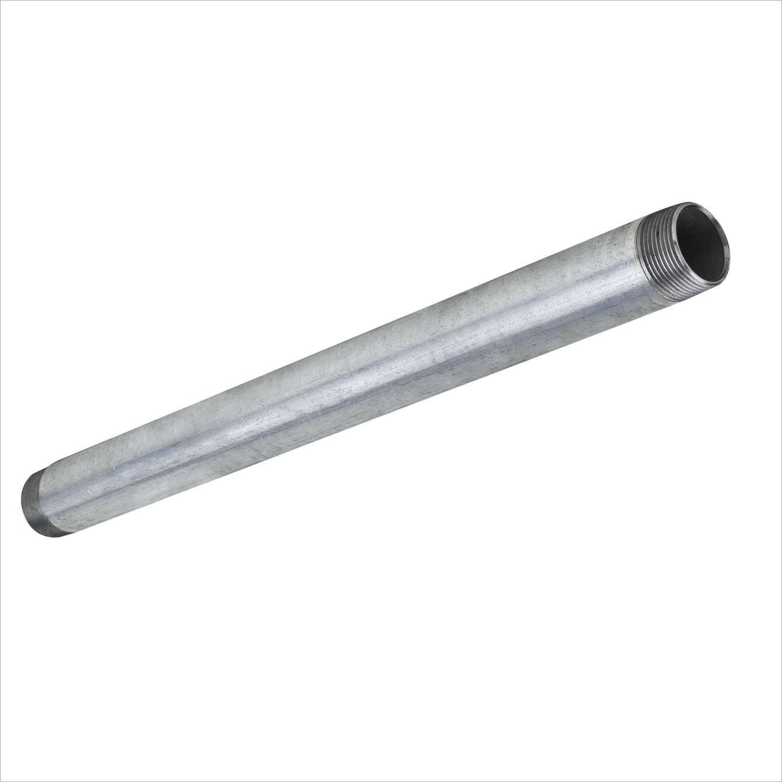 Atusa Gewindefitting Rohrdoppelnippel 1 1/2 Zoll x 1000mm 1m DN40 Langnippel verzinkt