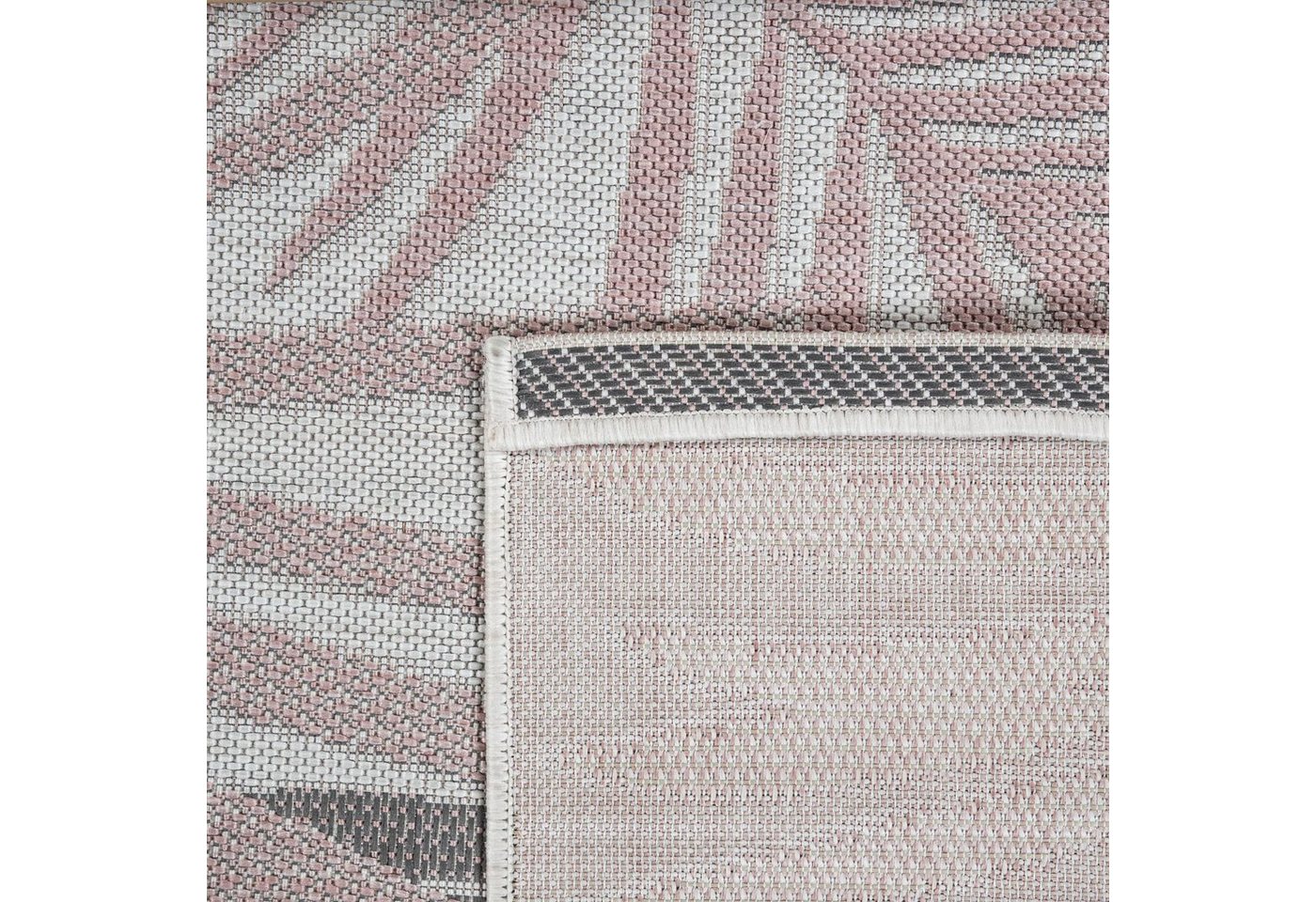 Teppich »Kuba 129«, Paco Home, rechteckig, Höhe 4 mm, Flachgewebe, Motiv Blätter, In- und Outdoor geeignet, Wohnzimmer-kaufen