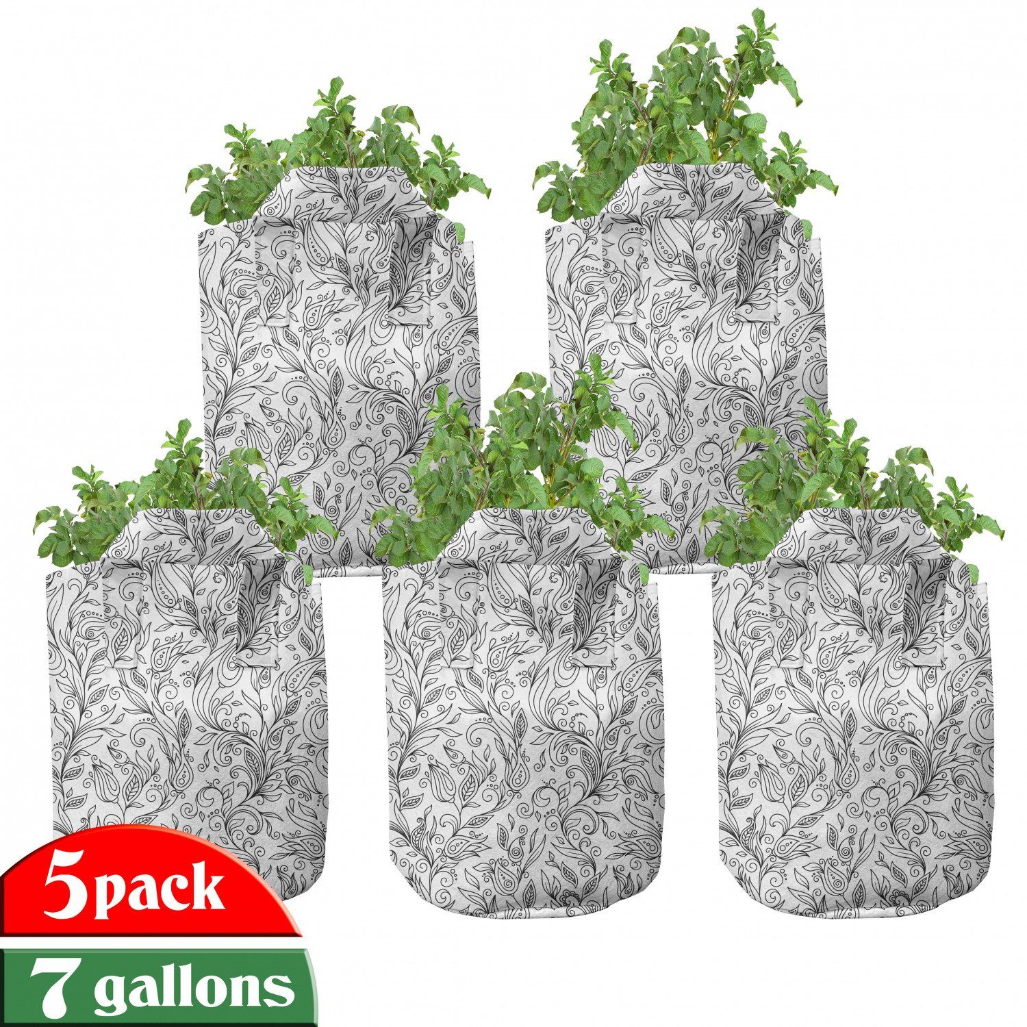 Stofftöpfe mit Pflanzkübel Abakuhaus Pflanzen hochleistungsfähig für Griffen