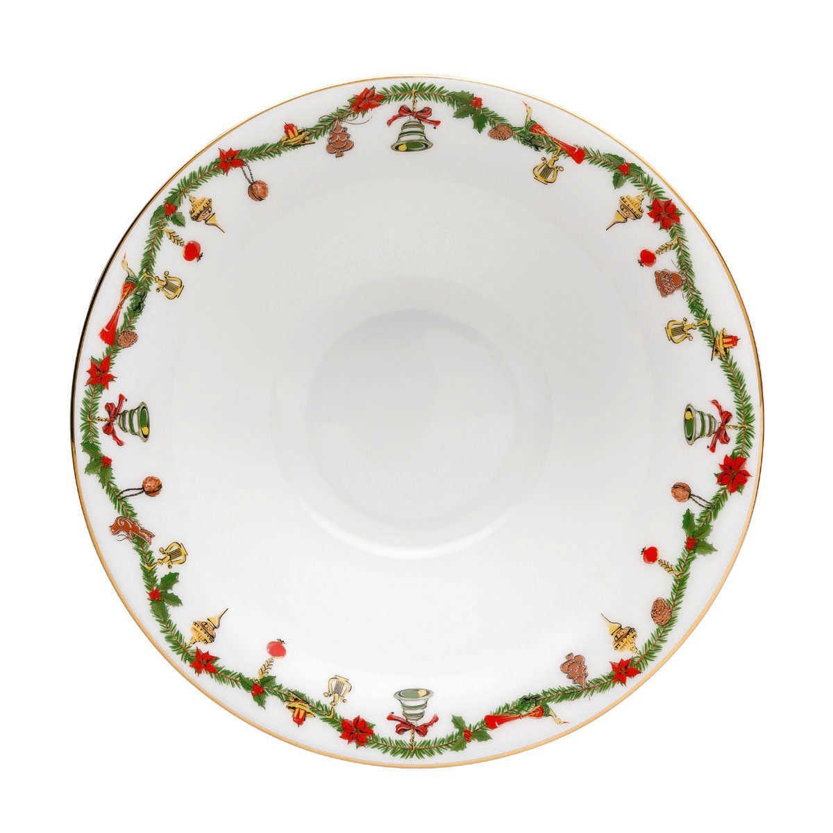 Hutschenreuther Schale Nora Christmas Weihnachtsgeschirr, Bone China, Porzellan, 20 cm
