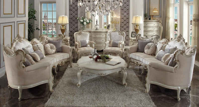 JVmoebel Wohnzimmer-Set, Luxus Меблі Sofagarnitur Couch Sofa Polster 4+4+1+1 Sitzer