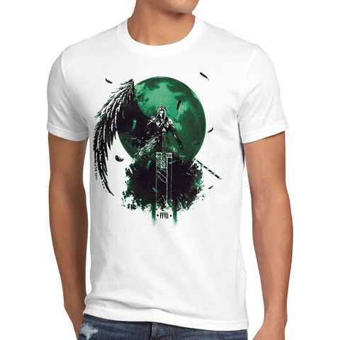 style3 Print-Shirt Herren T-Shirt Sephiroth VII fantasy final 7 avalanche ps4 ps5 pro rpg ios japan