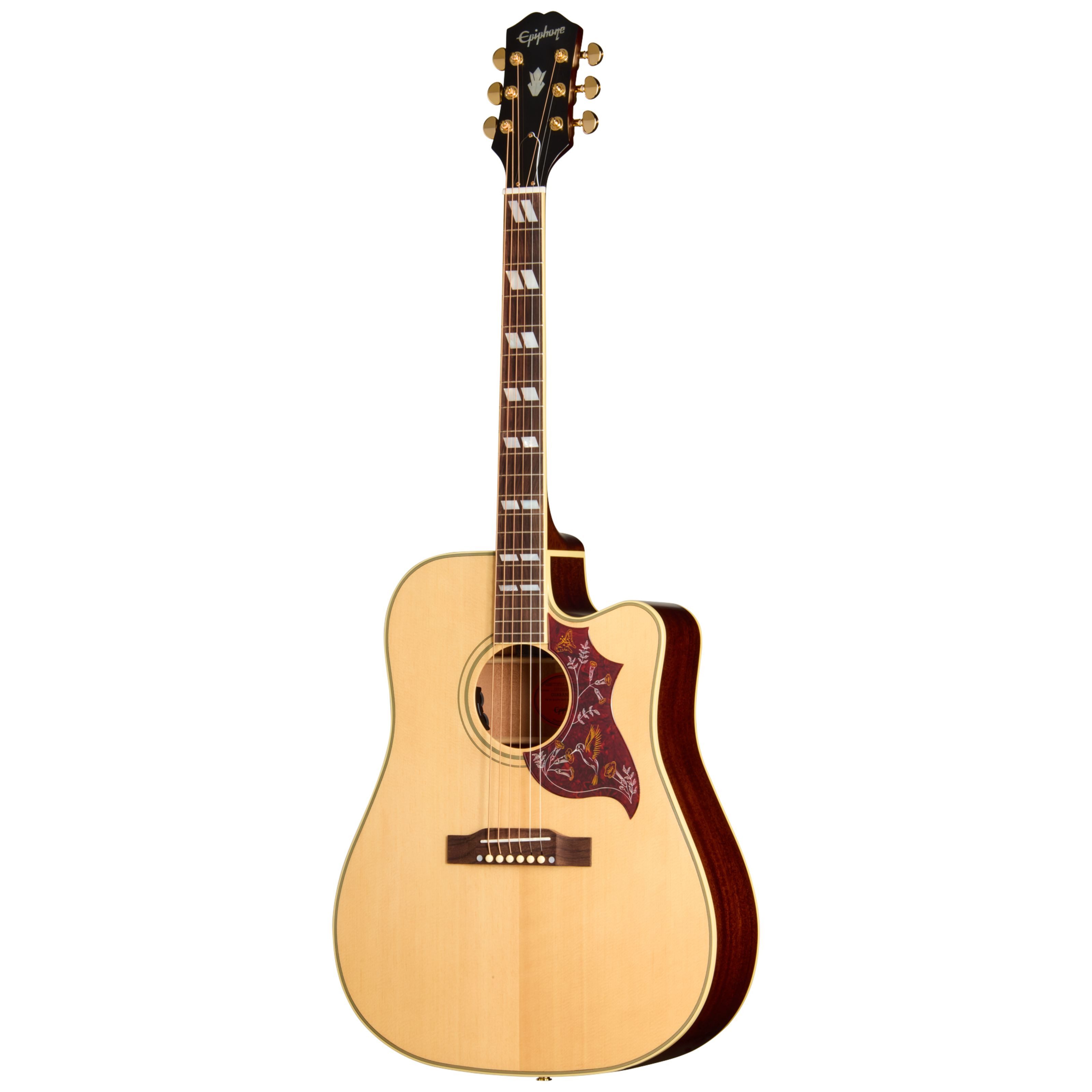 Epiphone Westerngitarre, Westerngitarren, Dreadnought Gitarren, Hummingbird Standard EC Natural - Westerngitarre