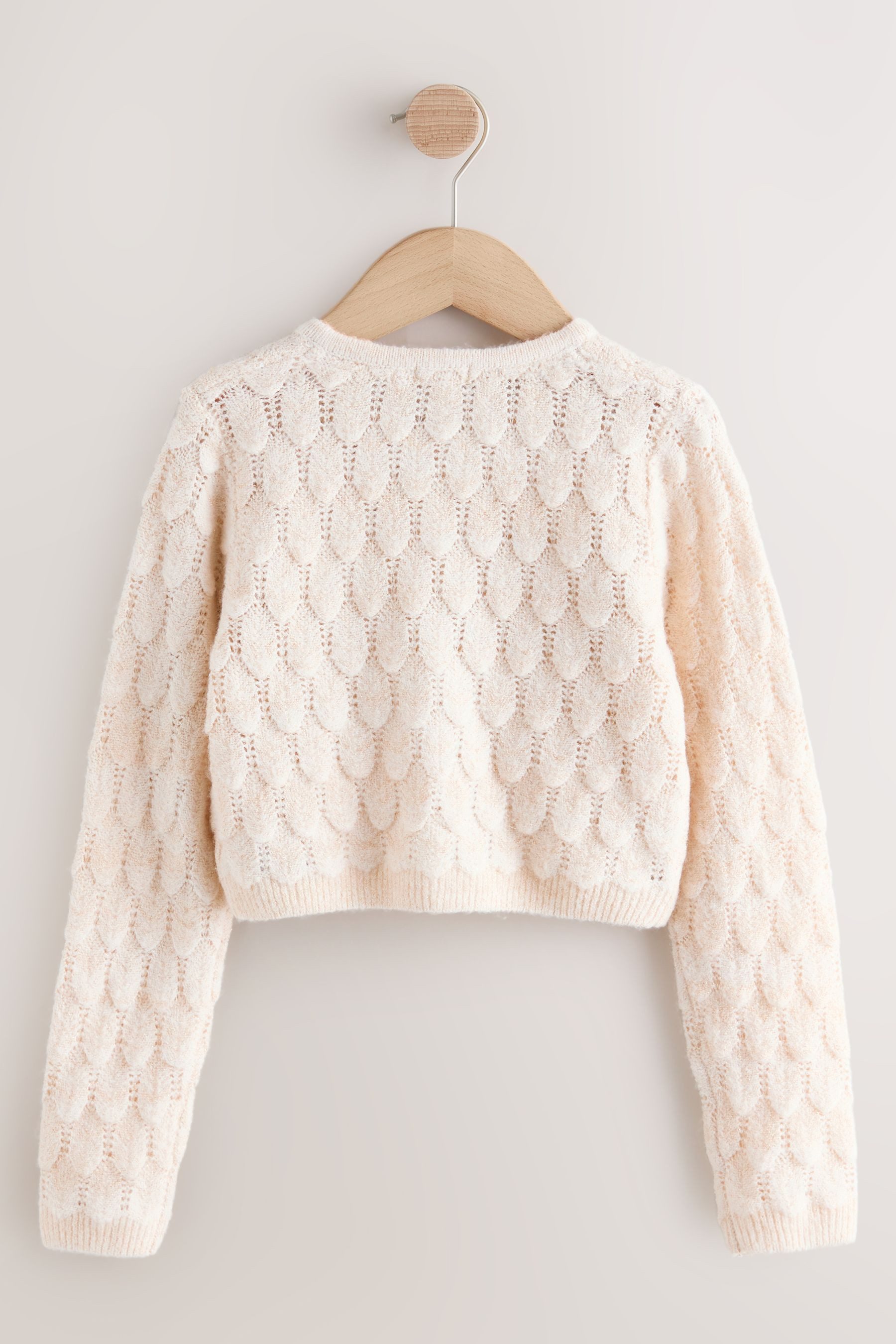 Next Strickjacke Kurze Strickjacke für besondere Anlässe (1-tlg)