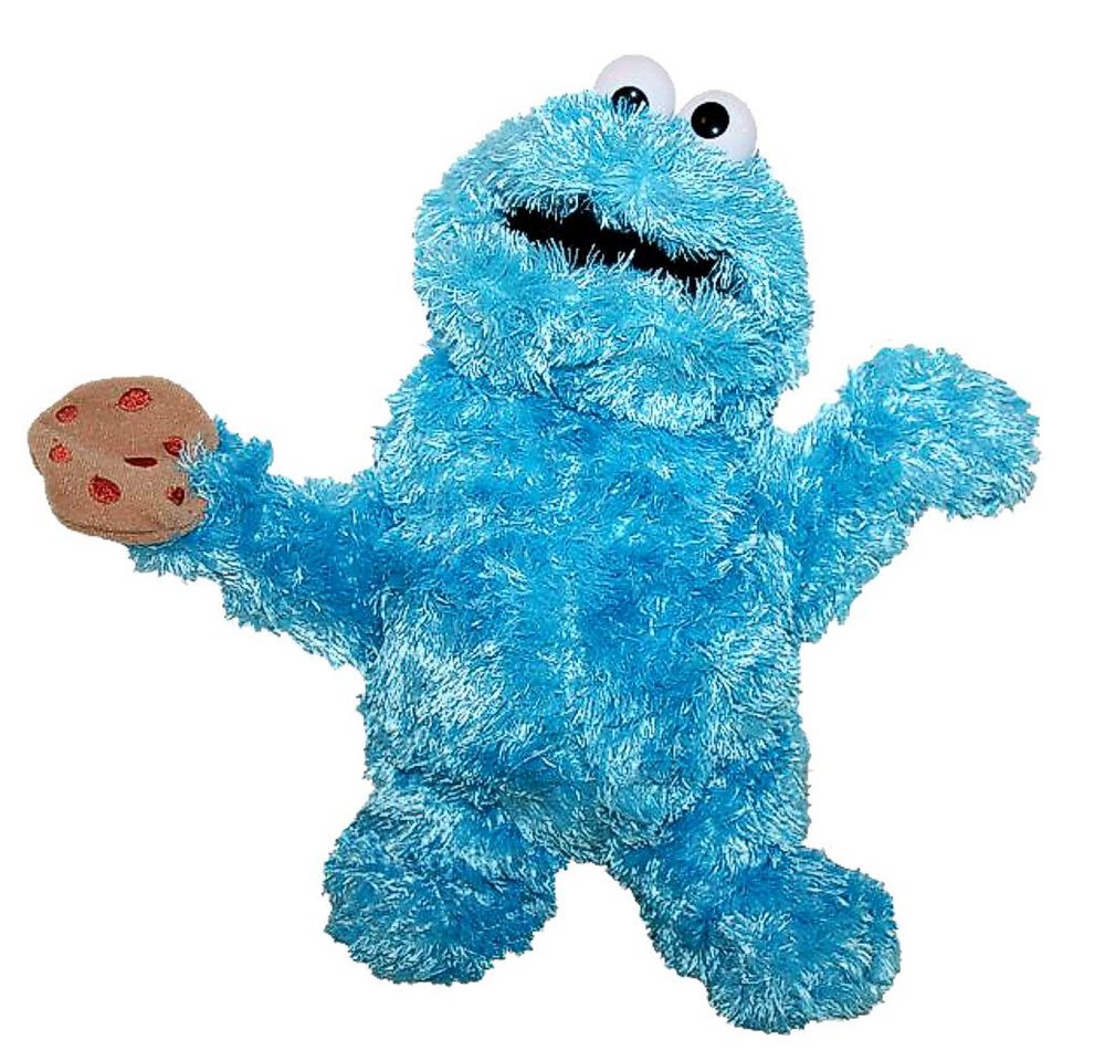 Sesamstrasse Handpuppe Krümelmonster Hand-Puppe Sesamstrasse 35 cm Plüsch-Figur