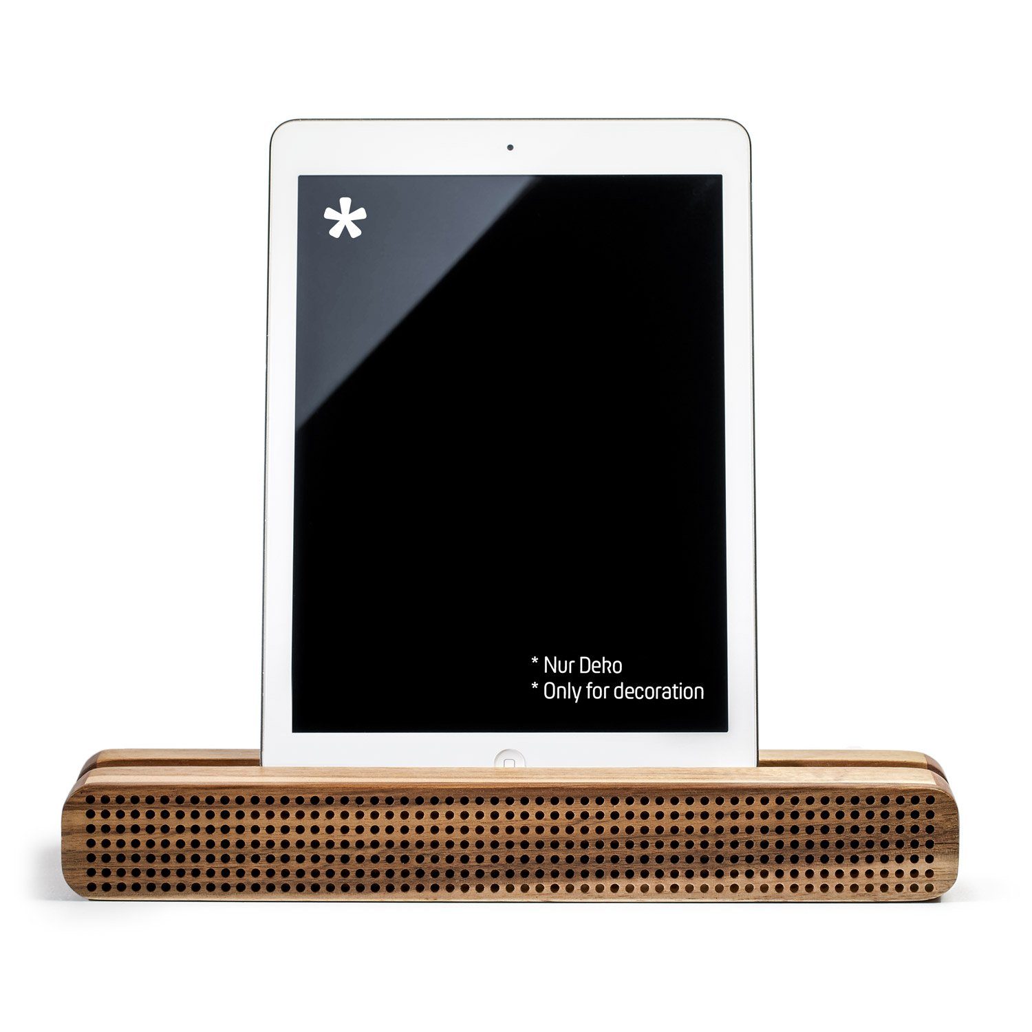 Coolinato Kochbuchhalter Handy & Tablet Holz Soundbar (Set, 1 St)