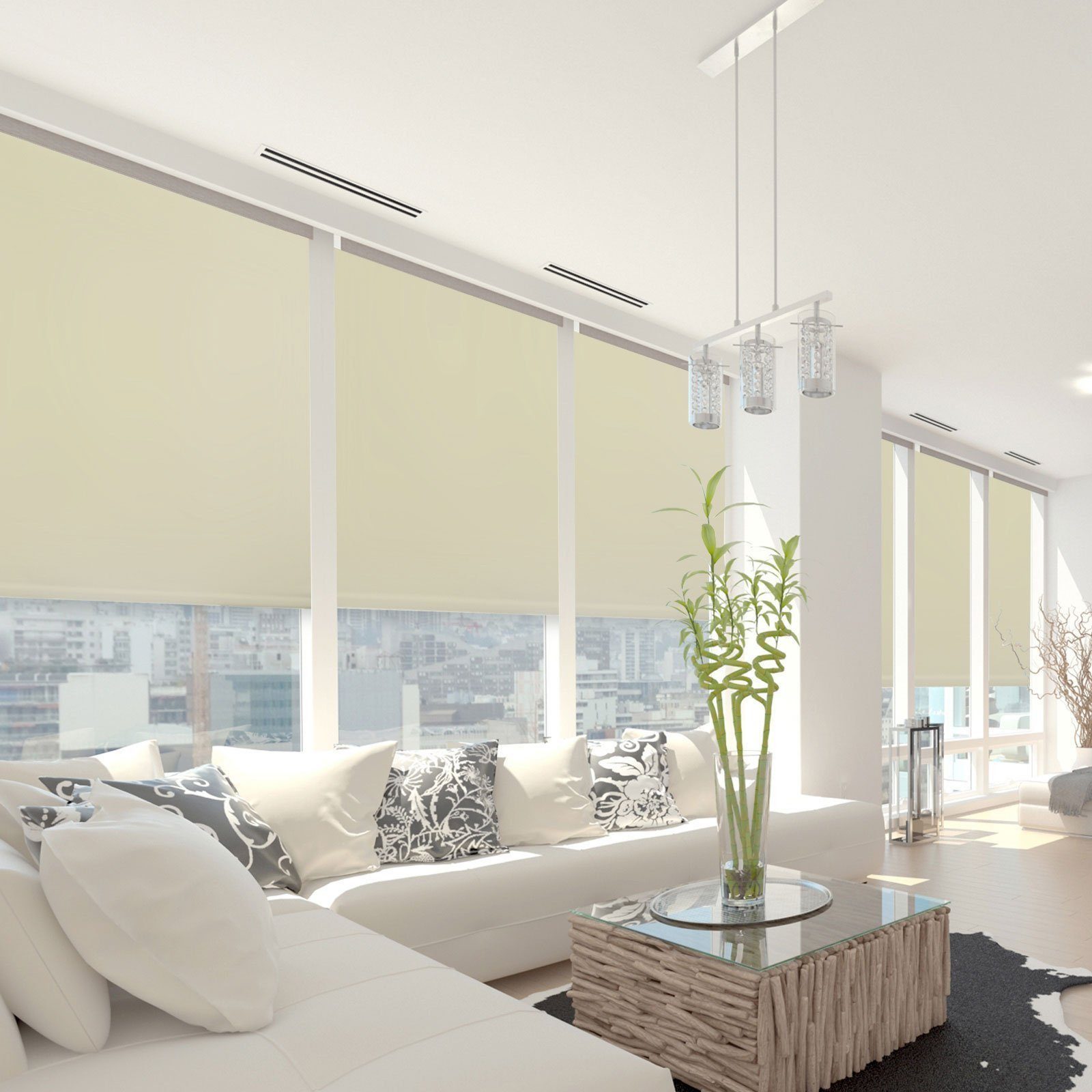 Verdunklungsrollo Blackout, Verschiedene Farben & Größen, Rollo, casa pura, günstig online kaufen