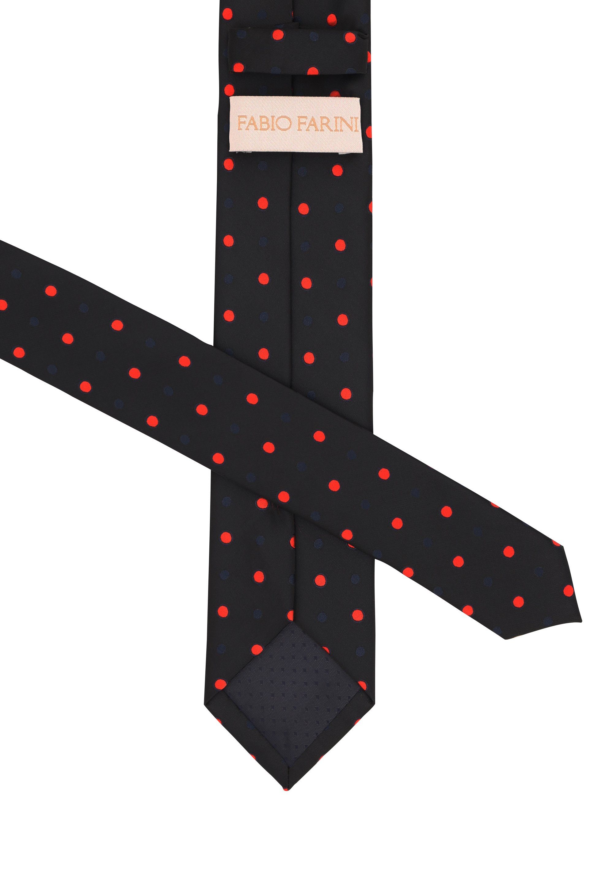 Fabio (ohne Box, verschiedene Rosa Krawatten (6cm), Breite - Punkten 6cm Gepunktet) Herren Schlips (Weiß) Schmal Krawatte mit in Farini