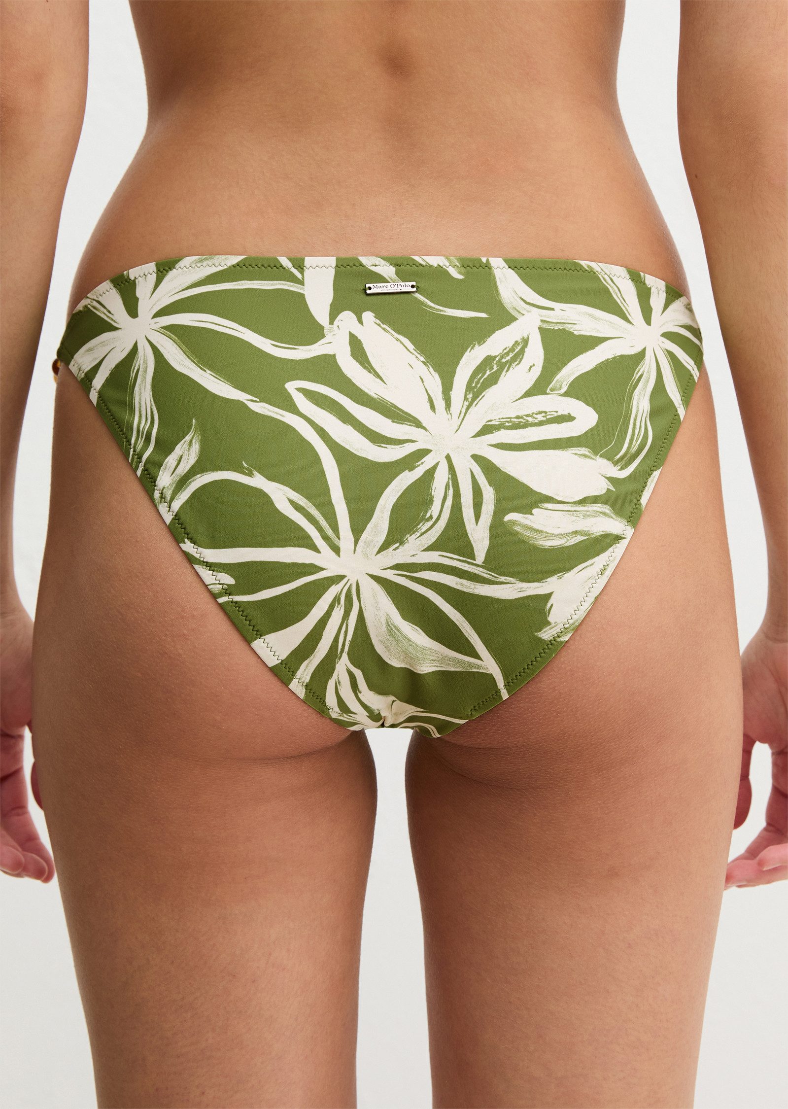 Marc O'Polo Bikini-Hose Shiny Abstract Flower AOP