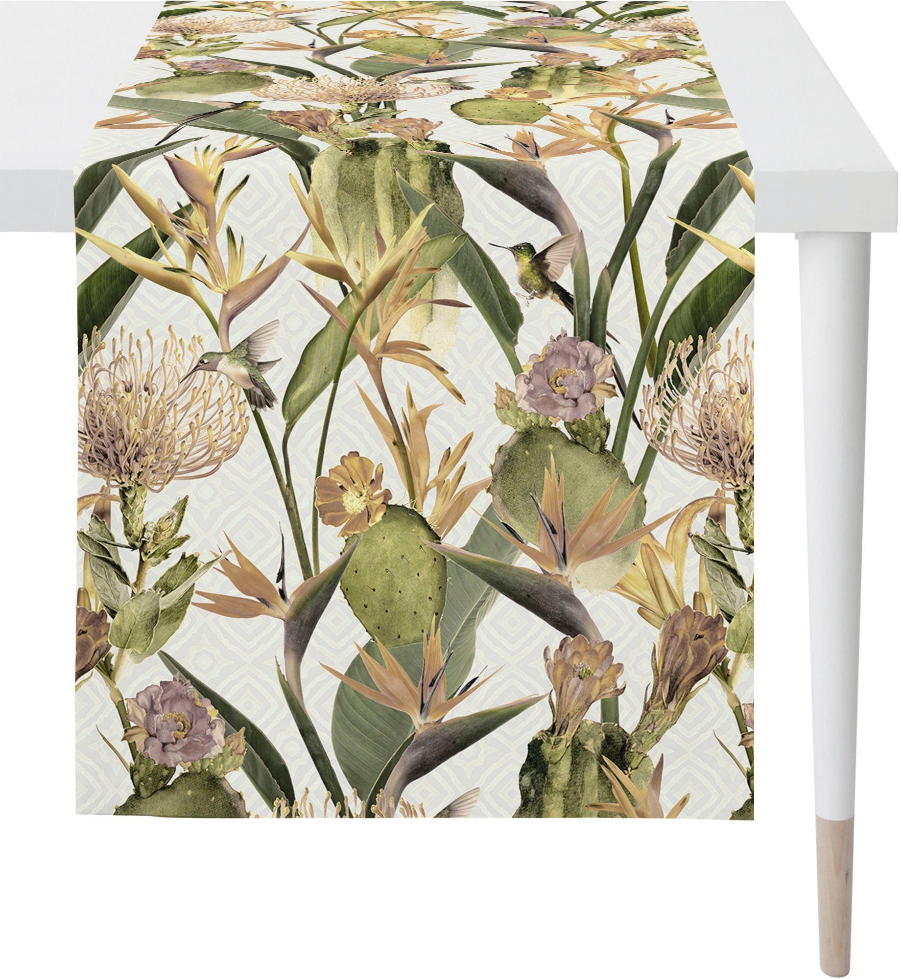 APELT Sommerdeko, natur/beige 6522 Tischläufer Sommer (1-tlg), SUMMERTIME, Digitaldruck