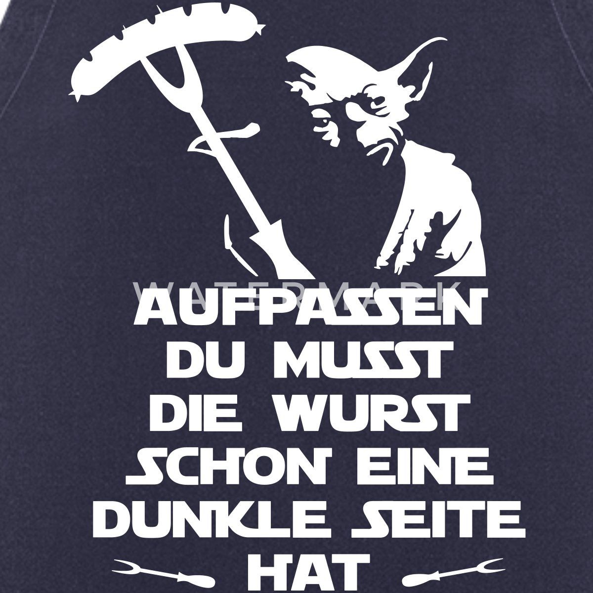 Spreadshirt Kochschürze Aufpassen Du Musst Die günstig online kaufen