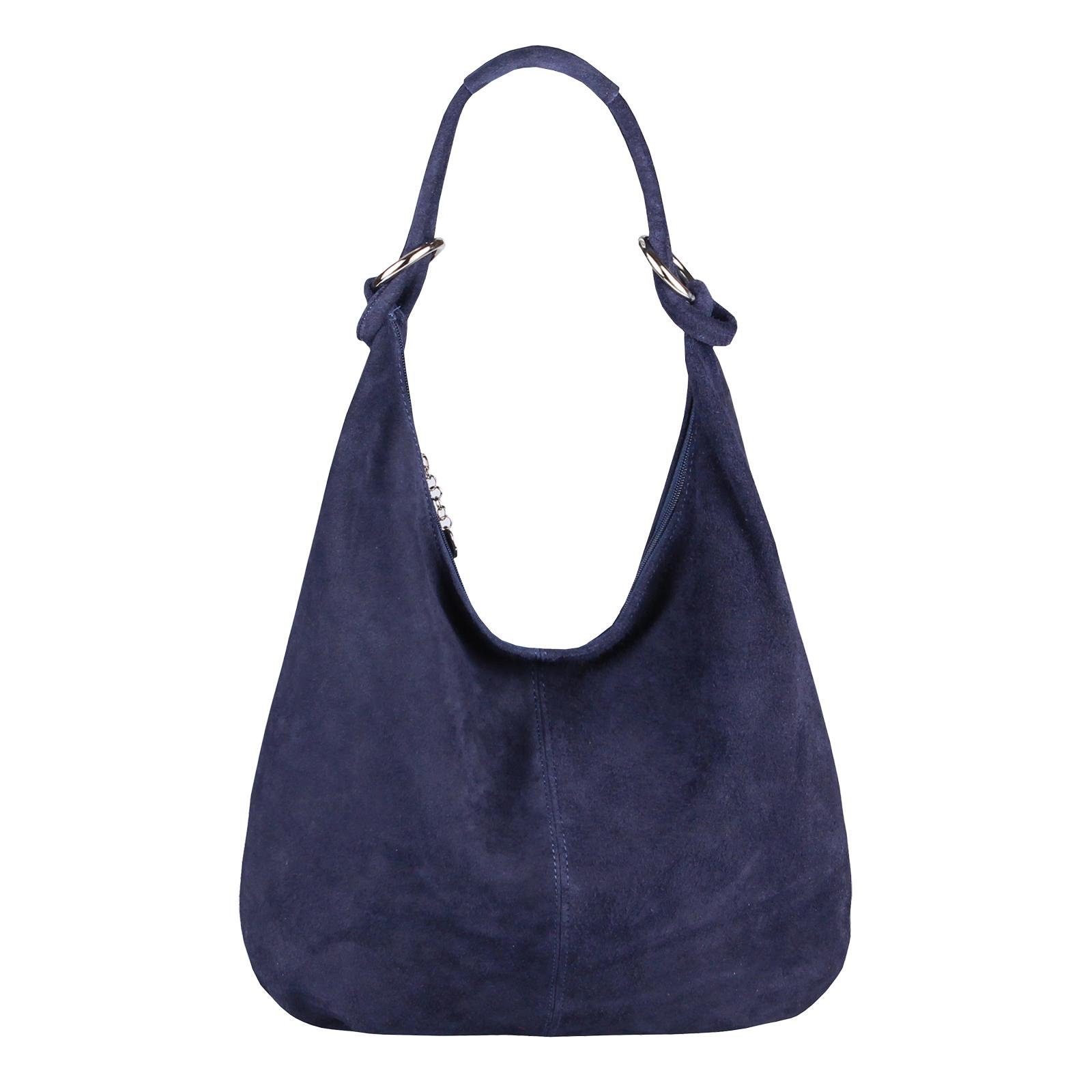ITALYSHOP24 Schultertasche Made in Italy Damen Leder Tasche Shopper Umhänge günstig online kaufen