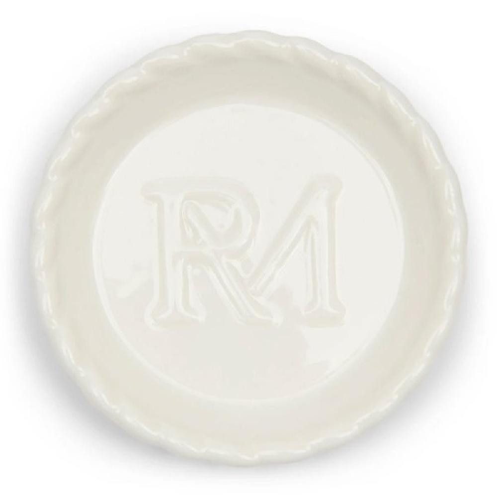 Rivièra Maison Frühstücksteller kleiner Teller Elegant Twist Tea Tip Weiß