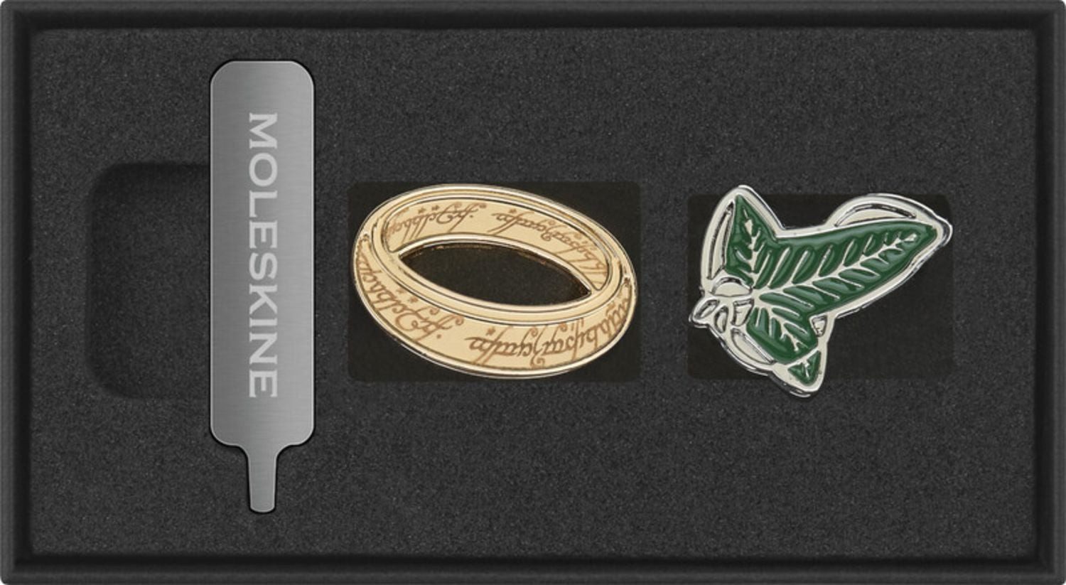 Moleskine Der Herr der Ringe Pins (2er-Set) Blatt und Ring / diverse