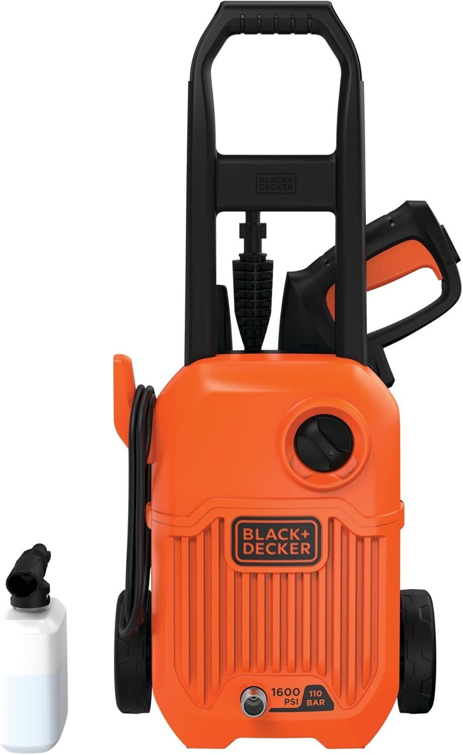 Black + Decker Hochdruckreiniger BEPW1300L-QS Hochdruckreiniger orange schwarz, (1 tlg)