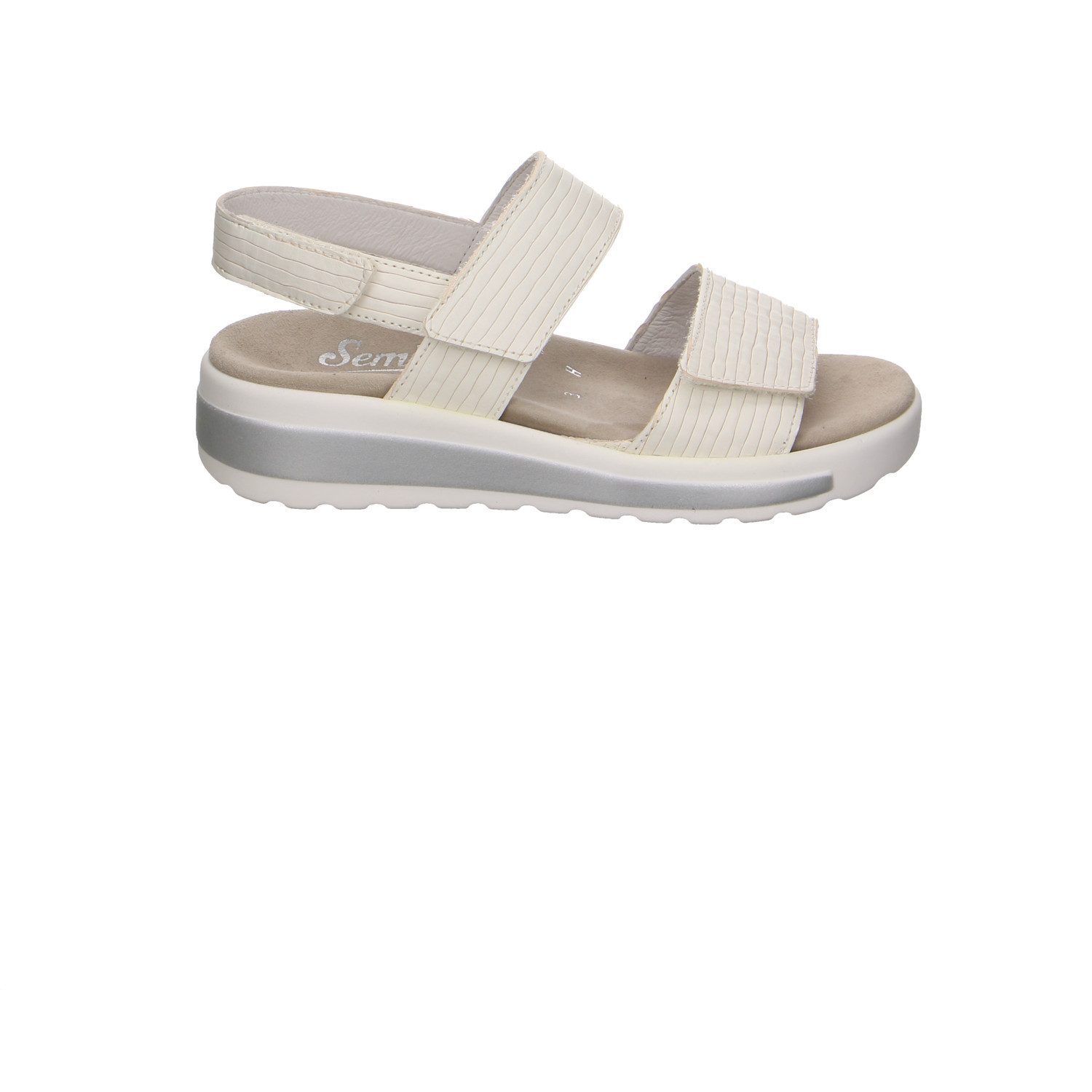 Semler Semler River-calf Leder Comfort Sandale weiss Trekkingsandale
