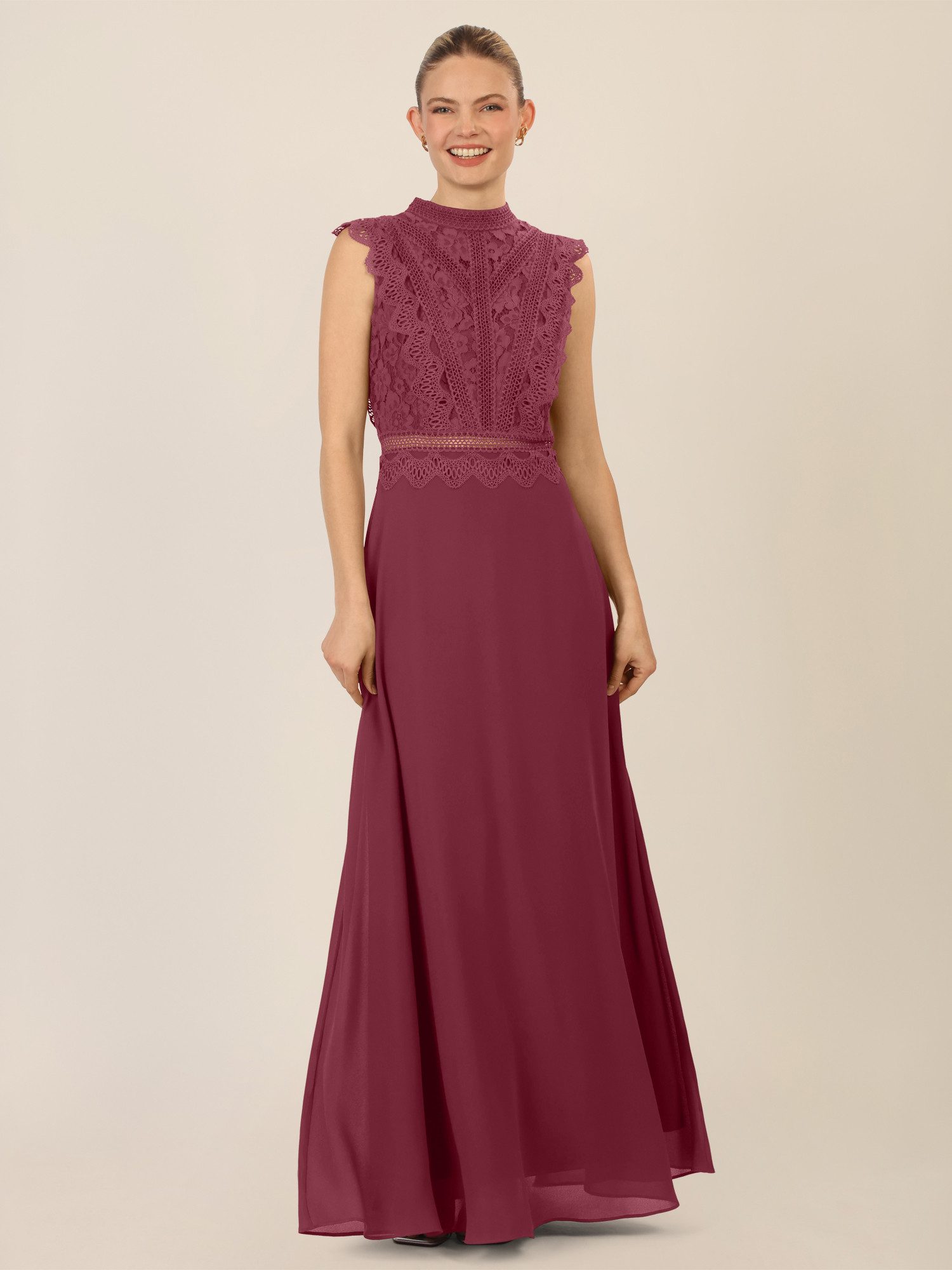 Apart Abendkleid mit Spitze und transparentem günstig online kaufen