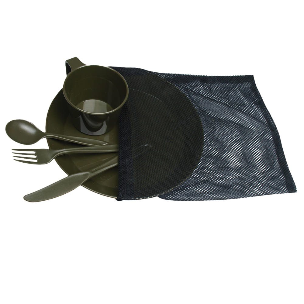 Mil-Tec Geschirr-Set Militär Camping Set 5-tlg., 1 Personen