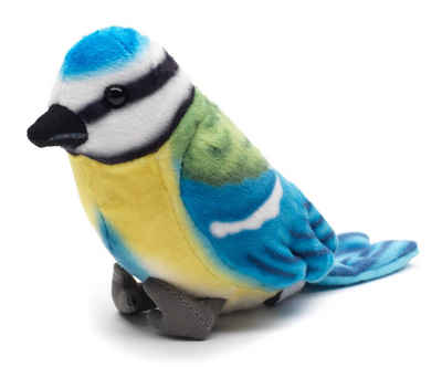 Uni-Toys Kuscheltier Heimischer Singvogel - versch. Vögel - Höhe 10 cm - Plüsch, Plüschtier, zu 100 % recyceltes Füllmaterial