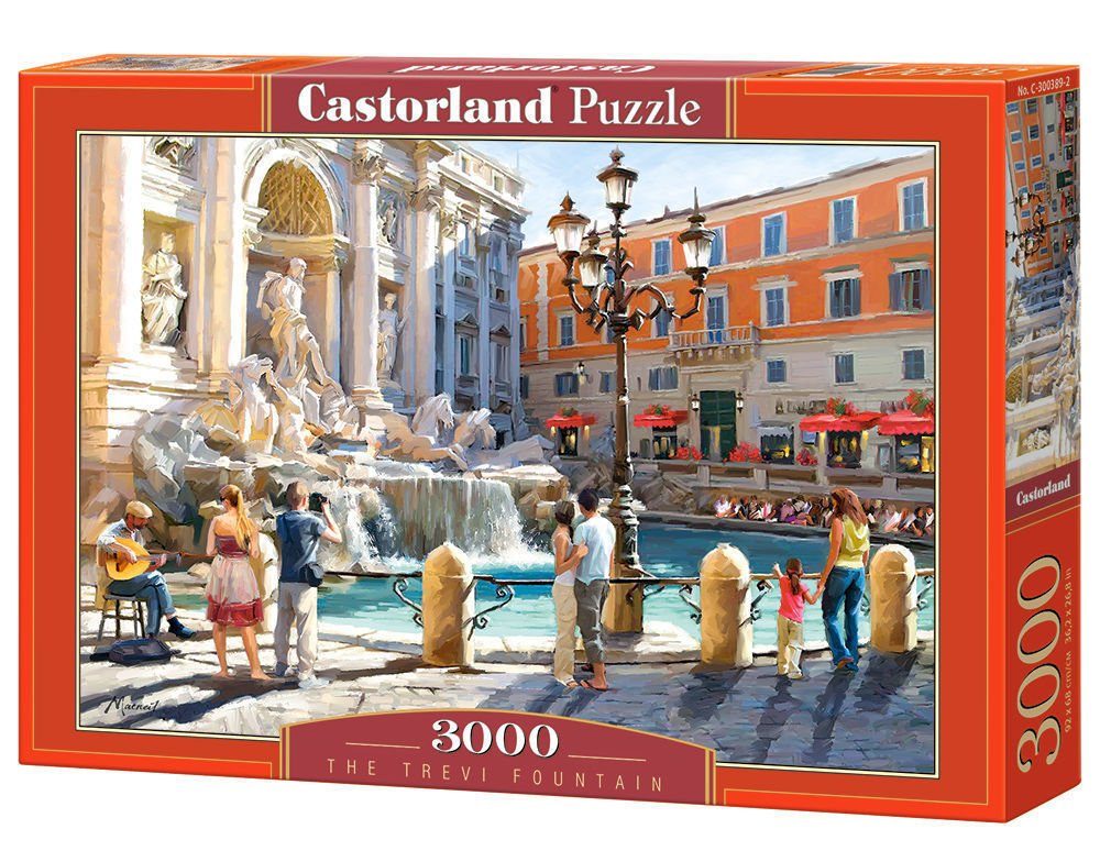 Castorland Puzzle Castorland C-300389-2 The Trevi Fountain, Puzzle 3000 Teile, Puzzleteile
