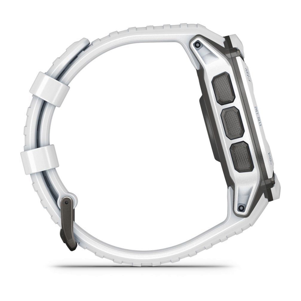 Instinct Weiß Zoll, | Proprietär) 2X (2,8 cm/1,1 Weiß Smartwatch Solar Garmin
