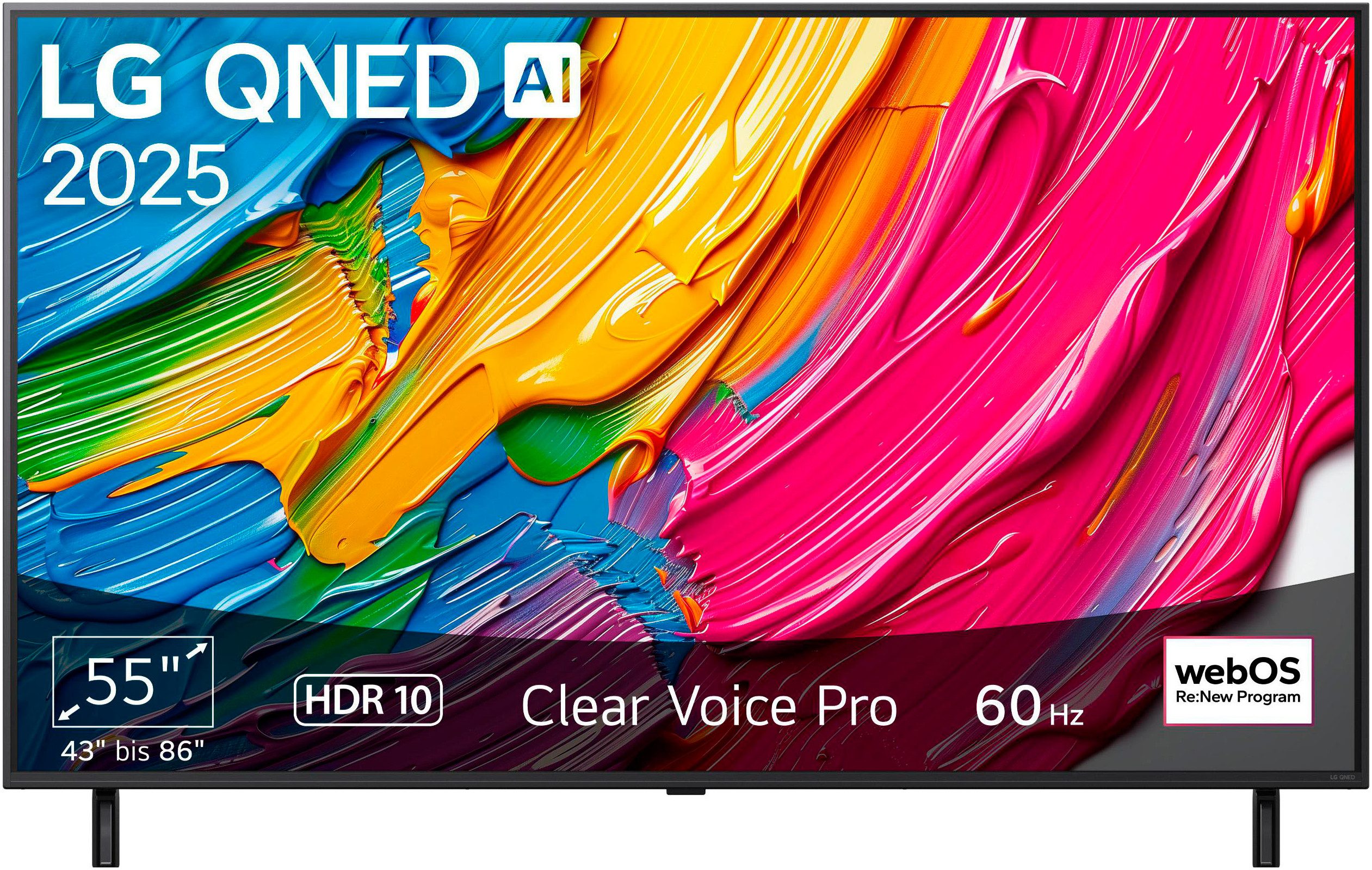 LG 55QNED80A6A QNED-Fernseher (139 cm/55 Zoll, 4K Ultra HD, Smart-TV)