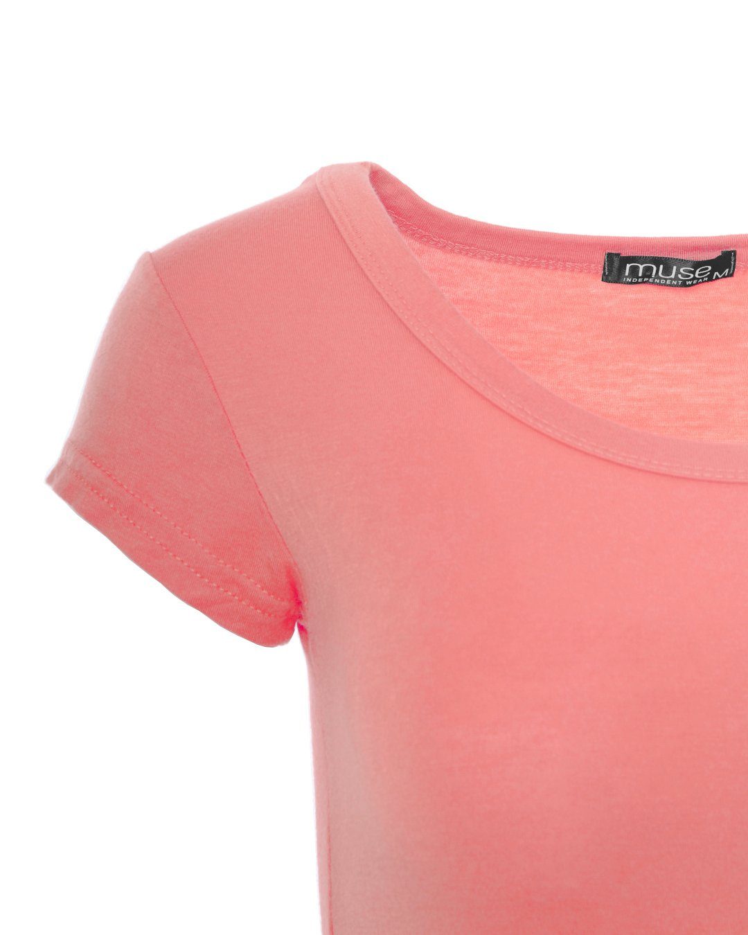 Muse T-Shirt Basic Kurzarm T-Shirt Skinny günstig online kaufen